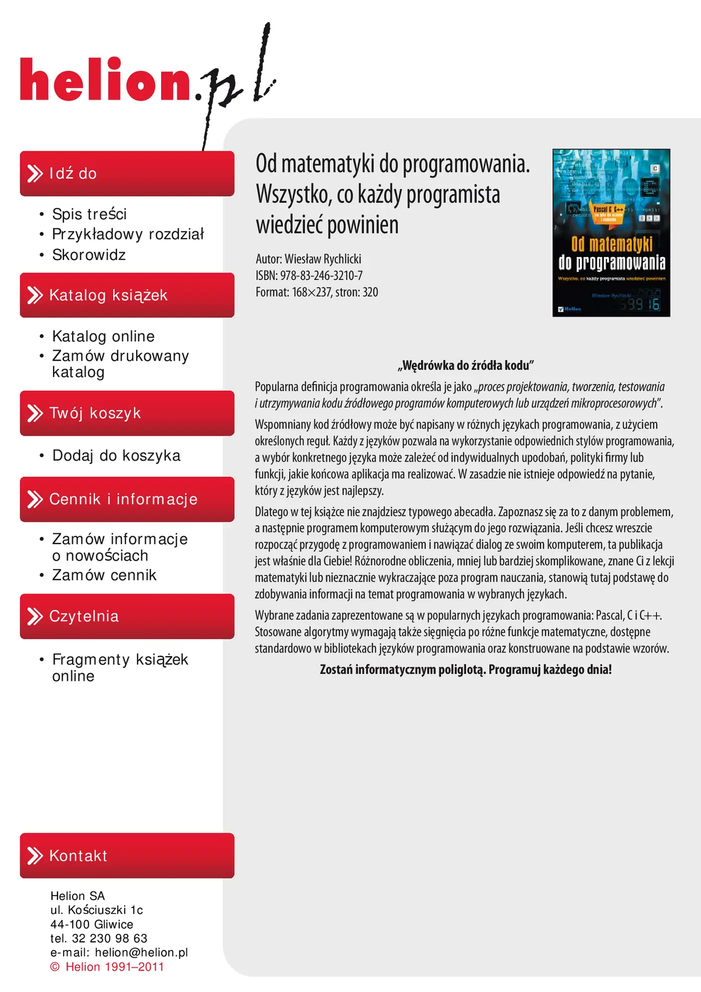 Fragment „Od matematyki do programowania. Wszystko, co każdy programista wiedzieć powinien” — strona 2 z 30