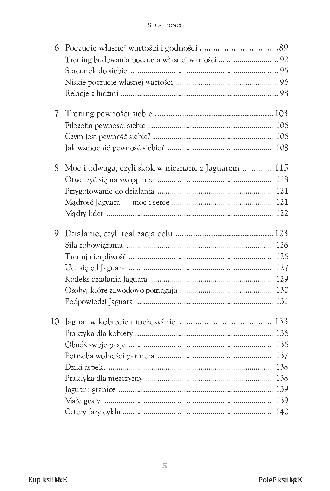 Fragment „Trening Jaguara. Obudź w sobie pewność siebie i osiągaj zamierzone cele. Wydanie II rozszerzone” — strona 5 z 26