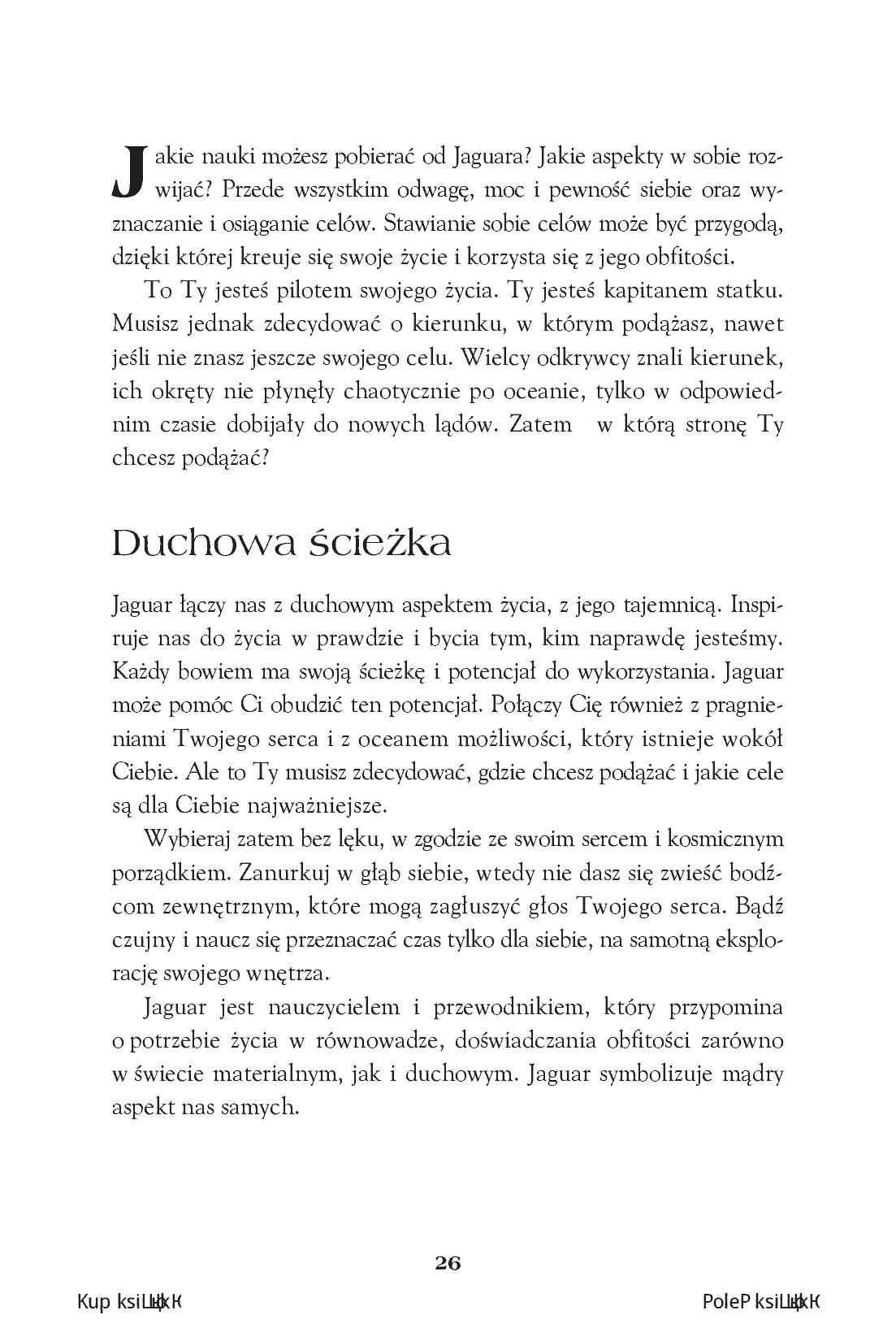 Fragment „Trening Jaguara. Obudź w sobie pewność siebie i osiągaj zamierzone cele. Wydanie II rozszerzone” — strona 10 z 26