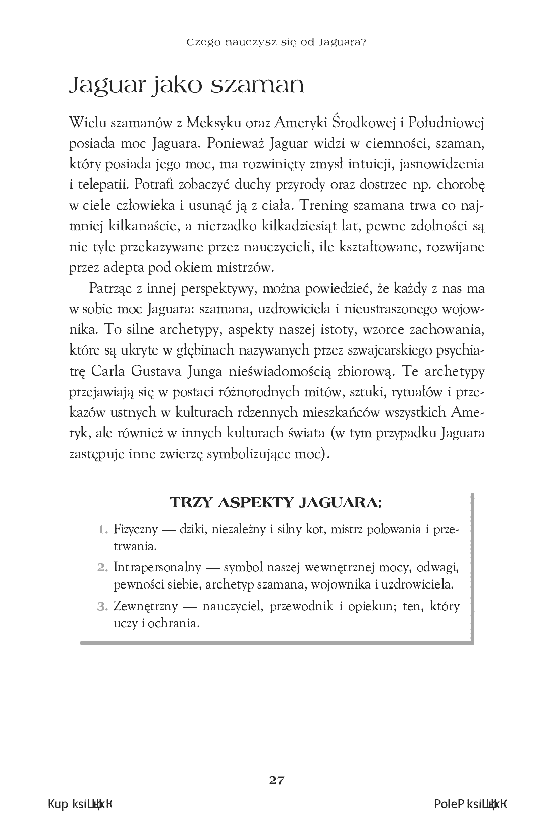 Fragment „Trening Jaguara. Obudź w sobie pewność siebie i osiągaj zamierzone cele. Wydanie II rozszerzone” — strona 11 z 26