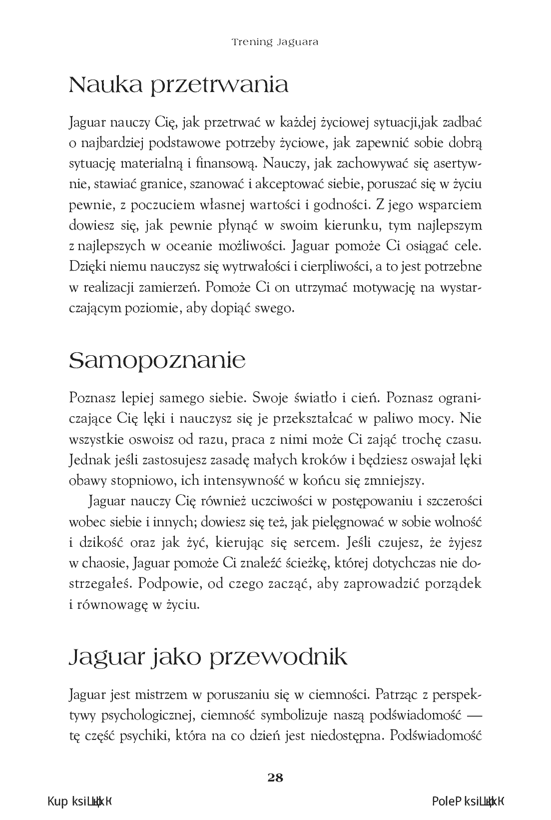 Fragment „Trening Jaguara. Obudź w sobie pewność siebie i osiągaj zamierzone cele. Wydanie II rozszerzone” — strona 12 z 26