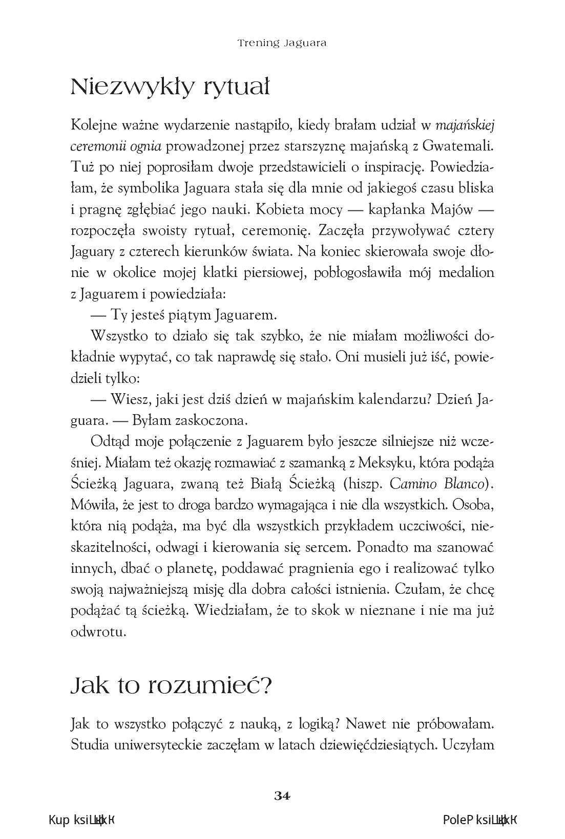 Fragment „Trening Jaguara. Obudź w sobie pewność siebie i osiągaj zamierzone cele. Wydanie II rozszerzone” — strona 18 z 26