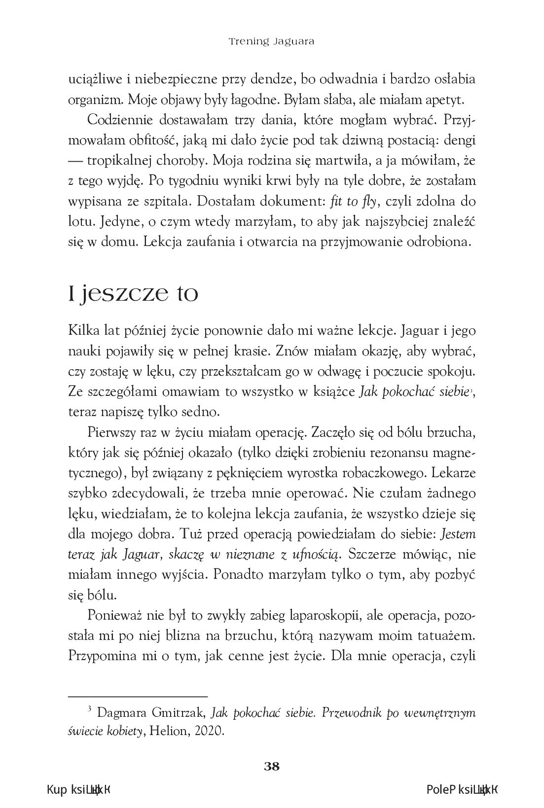 Fragment „Trening Jaguara. Obudź w sobie pewność siebie i osiągaj zamierzone cele. Wydanie II rozszerzone” — strona 22 z 26