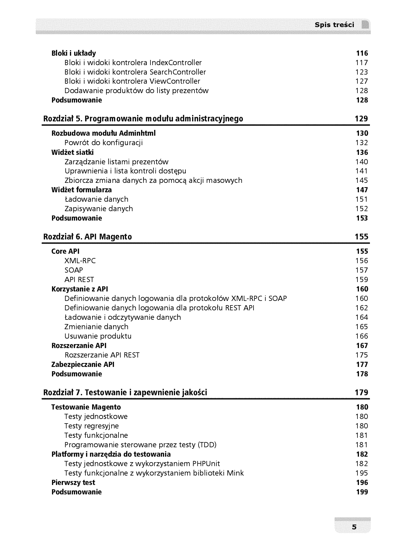 Fragment „Magento. Przewodnik dla programistów PHP” — strona 5 z 30