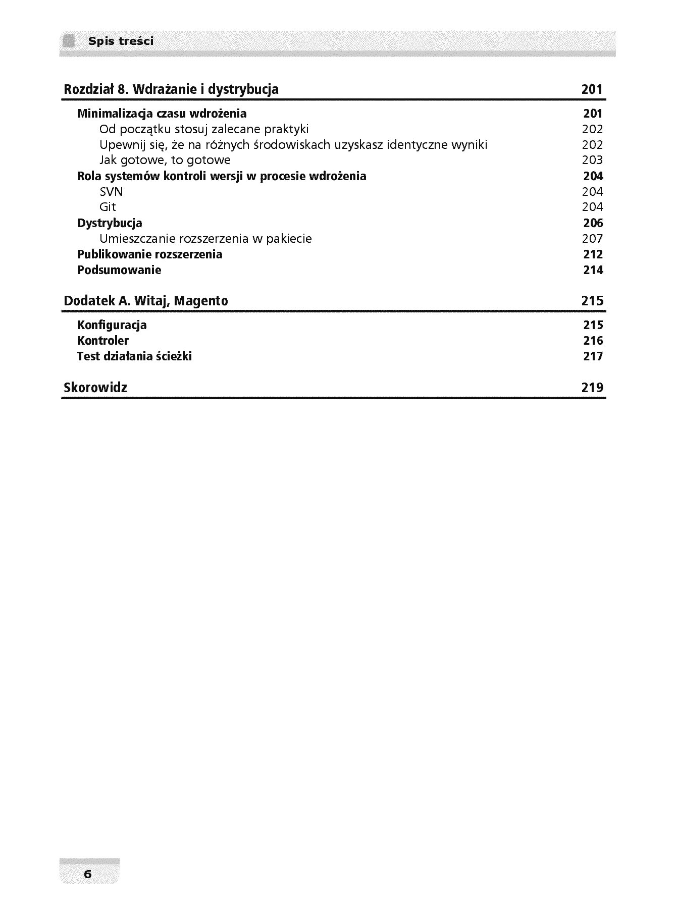 Fragment „Magento. Przewodnik dla programistów PHP” — strona 6 z 30