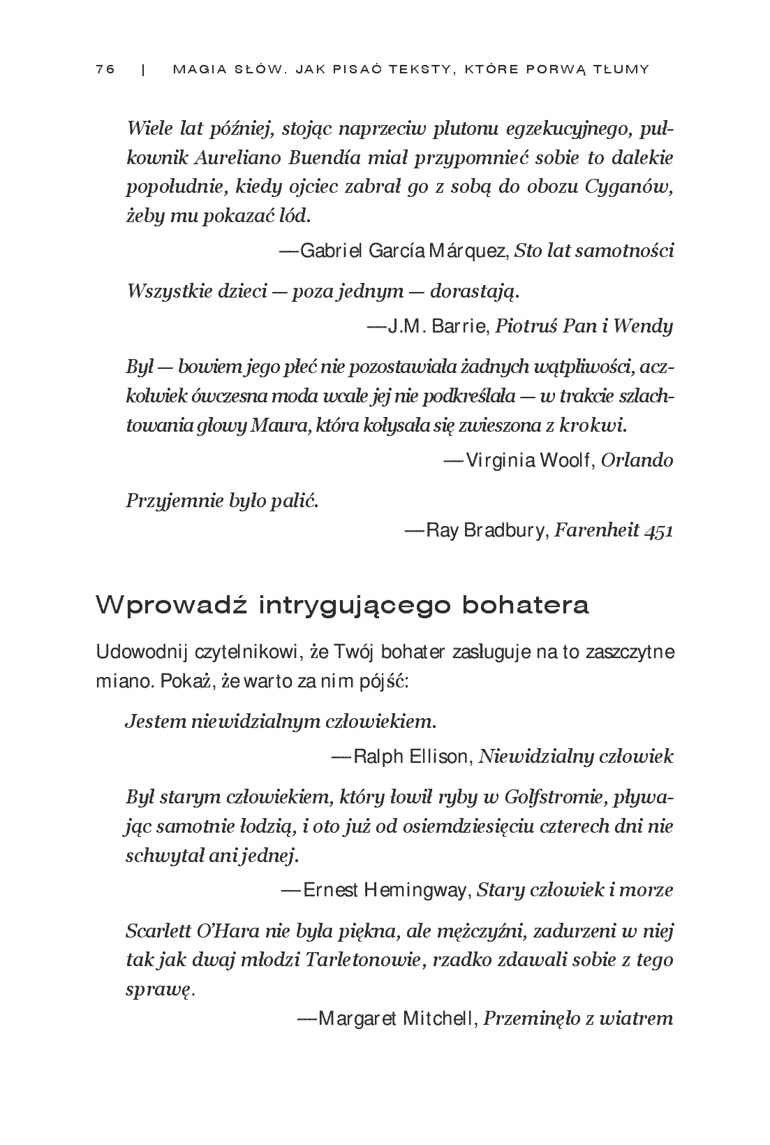 Fragment „Magia słów. Jak pisać teksty, które porwą tłumy. Wydanie 2 rozszerzone” — strona 10 z 16