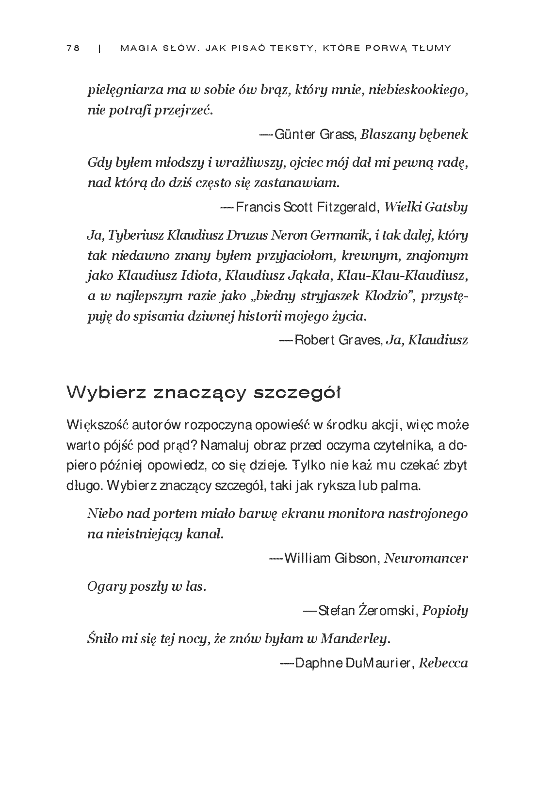 Fragment „Magia słów. Jak pisać teksty, które porwą tłumy. Wydanie 2 rozszerzone” — strona 12 z 16
