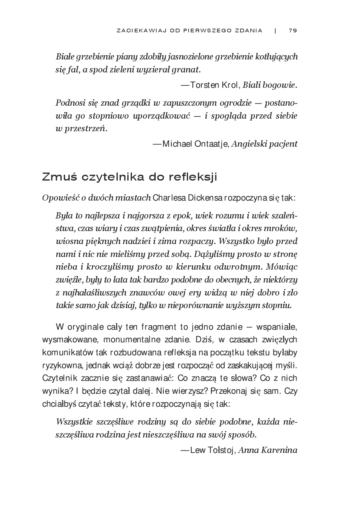 Fragment „Magia słów. Jak pisać teksty, które porwą tłumy. Wydanie 2 rozszerzone” — strona 13 z 16