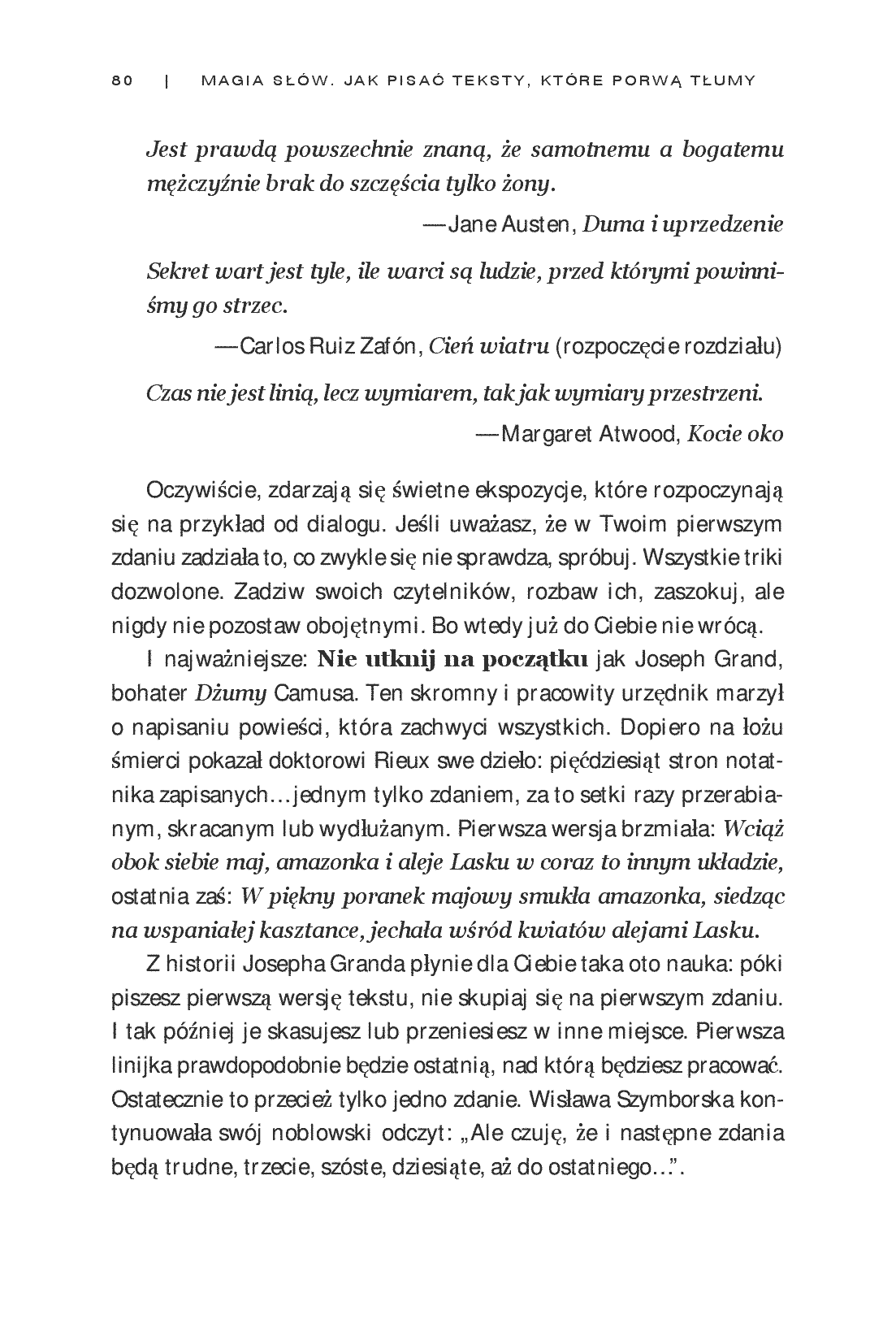 Fragment „Magia słów. Jak pisać teksty, które porwą tłumy. Wydanie 2 rozszerzone” — strona 14 z 16