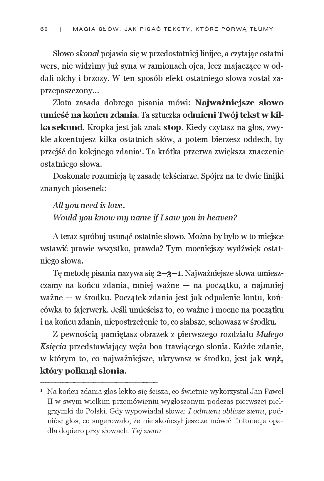 Fragment „Magia słów. Jak pisać teksty, które porwą tłumy” — strona 8 z 12