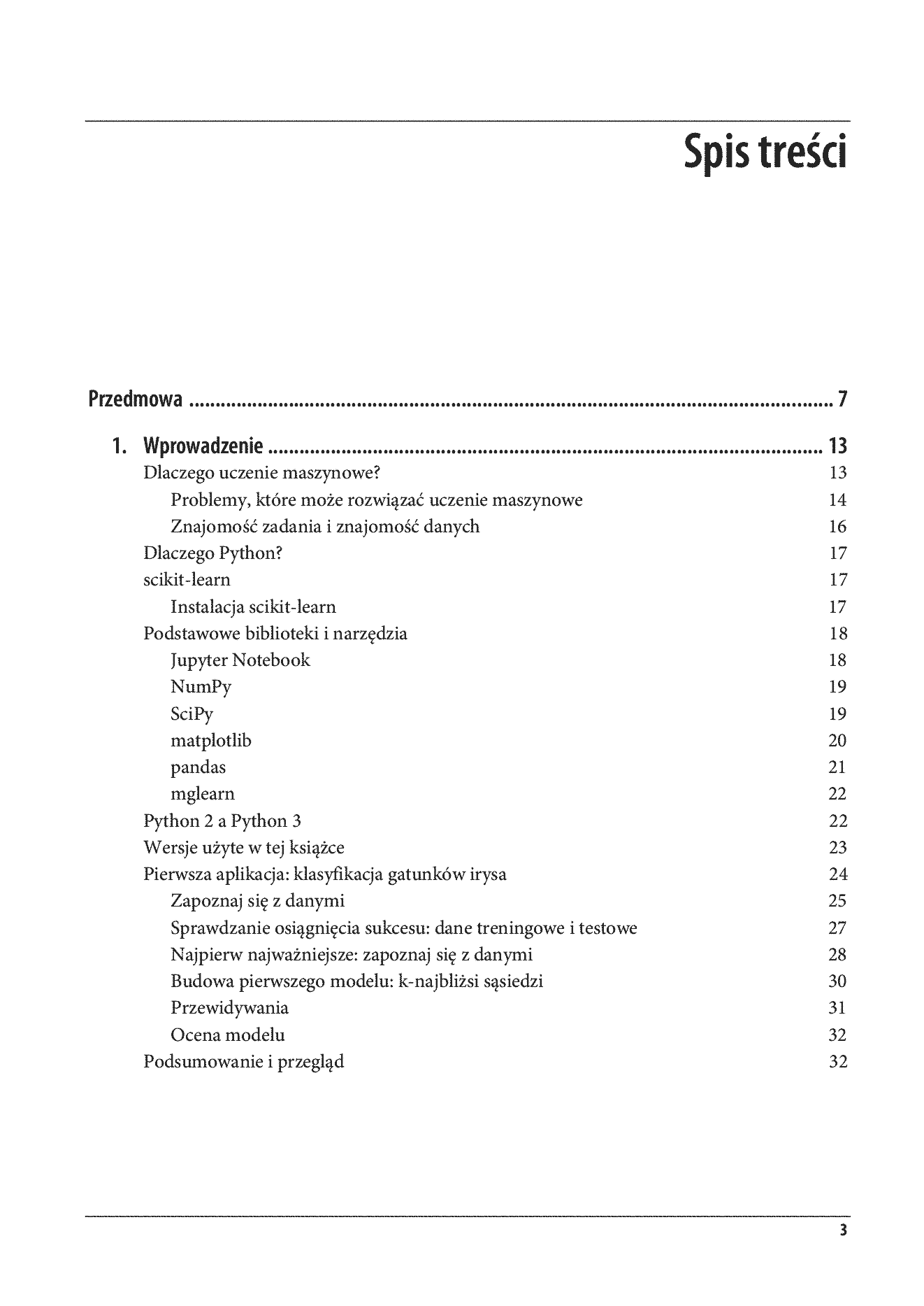 Fragment „Machine learning, Python i data science. Wprowadzenie” — strona 3 z 30