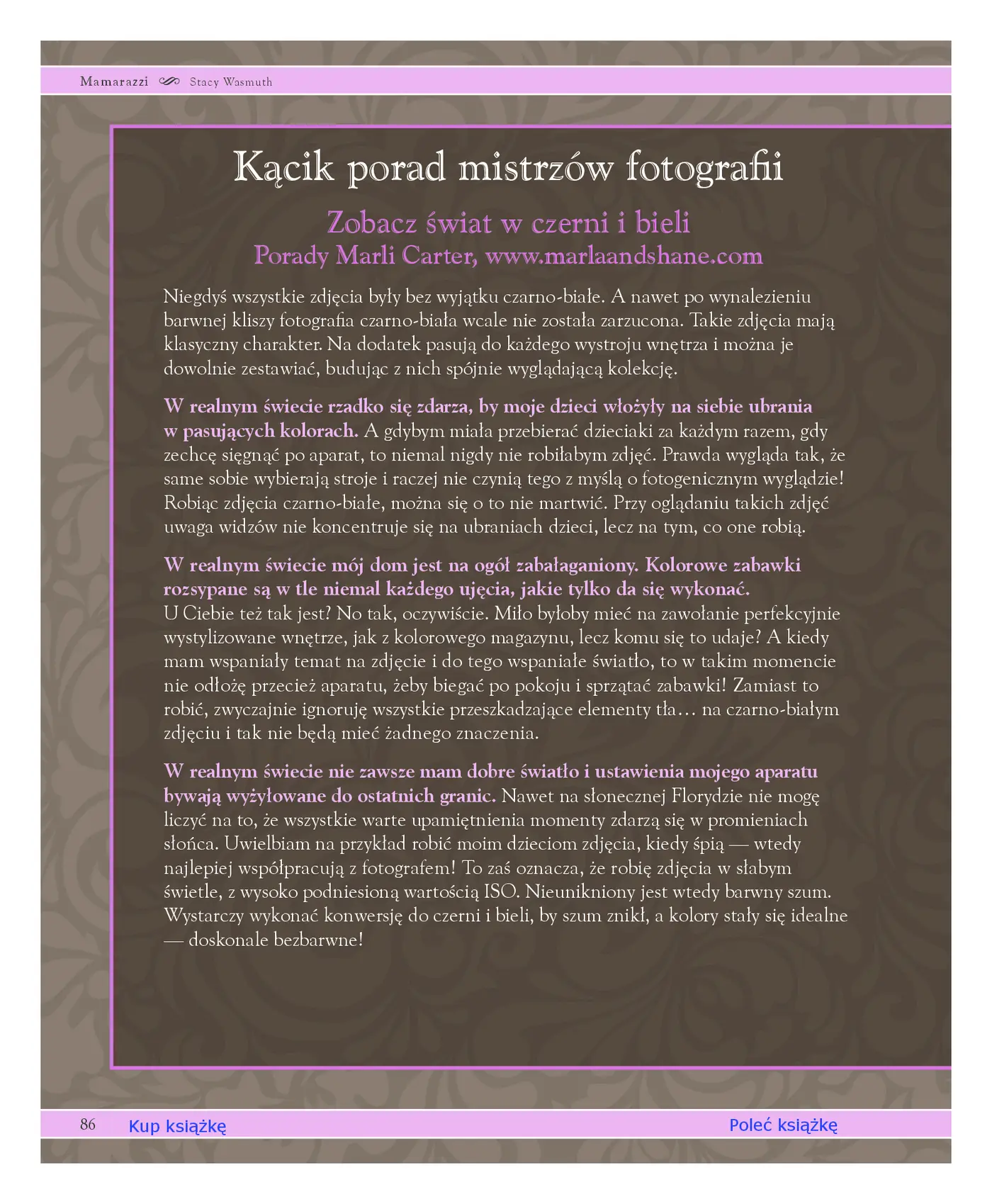 Fragment „Mamarazzi. Fotografowanie dzieci. Poradnik dla mam” — strona 24 z 30