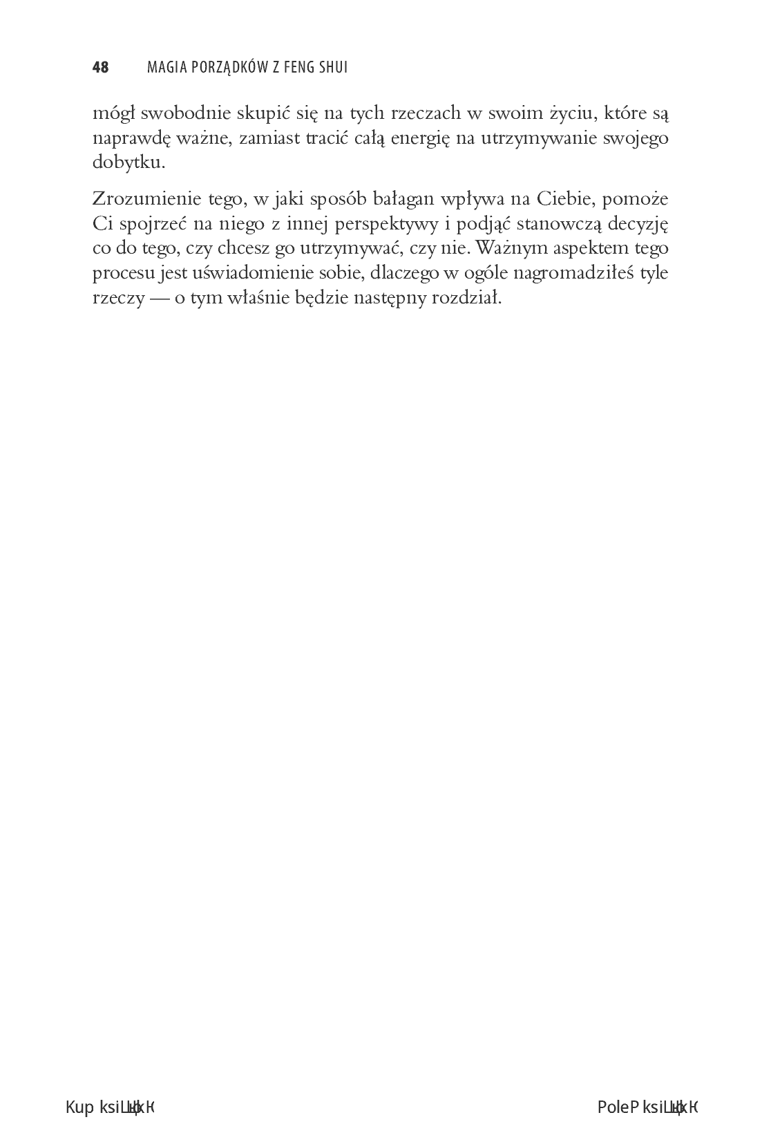 Fragment „Magia porządków z feng shui” — strona 22 z 24