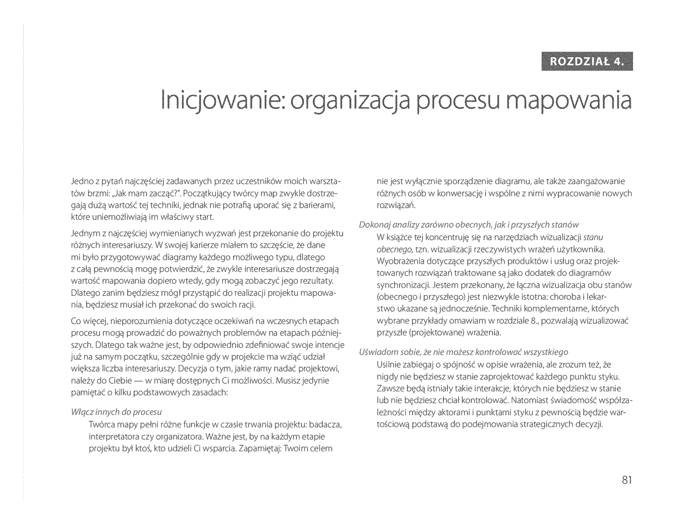 Fragment „Mapowanie wrażeń. Kreowanie wartości przy pomocy ścieżek klienta, schematów usług i diagramów” — strona 7 z 30