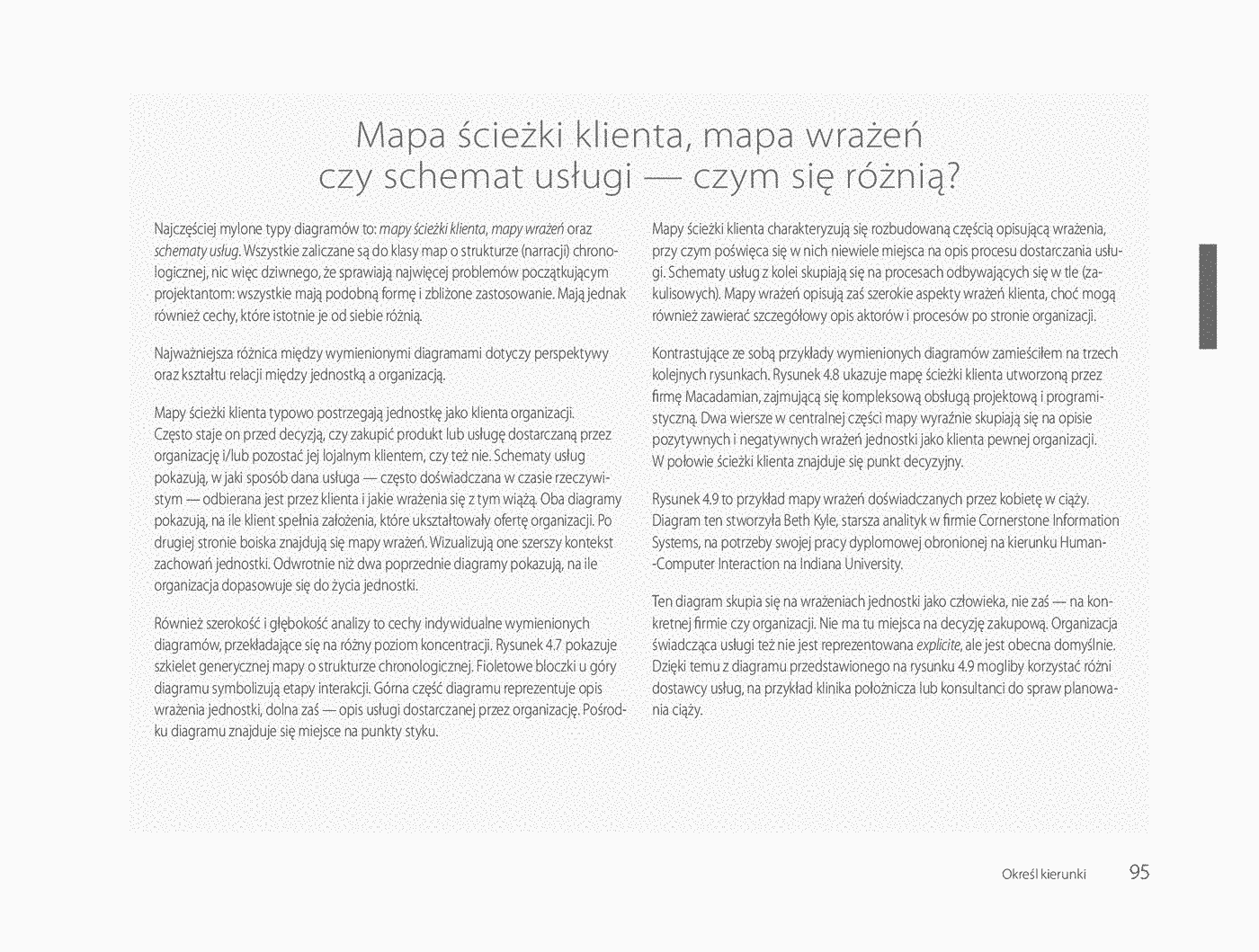 Fragment „Mapowanie wrażeń. Kreowanie wartości przy pomocy ścieżek klienta, schematów usług i diagramów” — strona 21 z 30