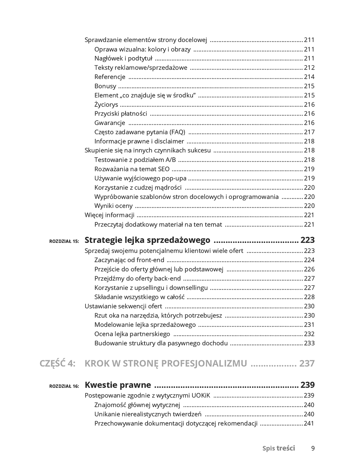 Fragment „Marketing afiliacyjny dla bystrzaków” — strona 9 z 30