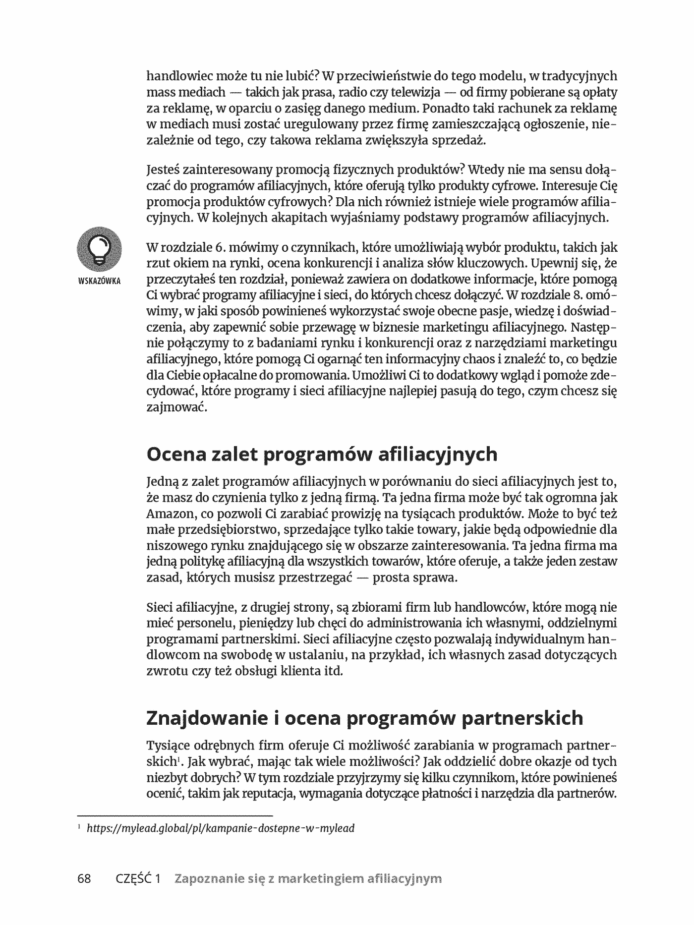 Fragment „Marketing afiliacyjny dla bystrzaków” — strona 14 z 30