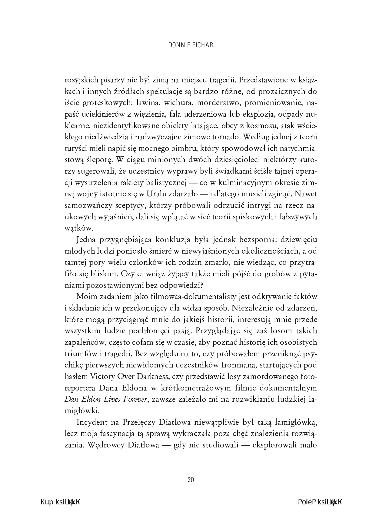 Fragment „Martwa góra. Historia tragedii na Przełęczy Diatłowa” — strona 8 z 14