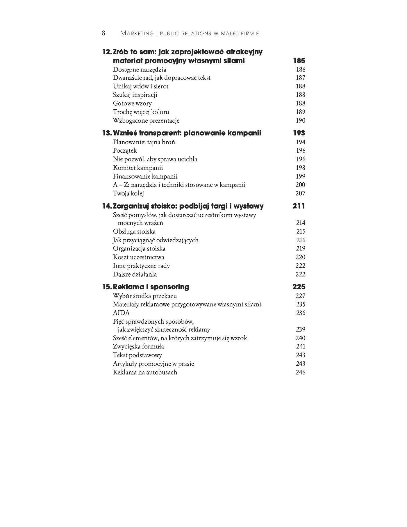 Fragment „Marketing i public relations w małej firmie” — strona 5 z 30