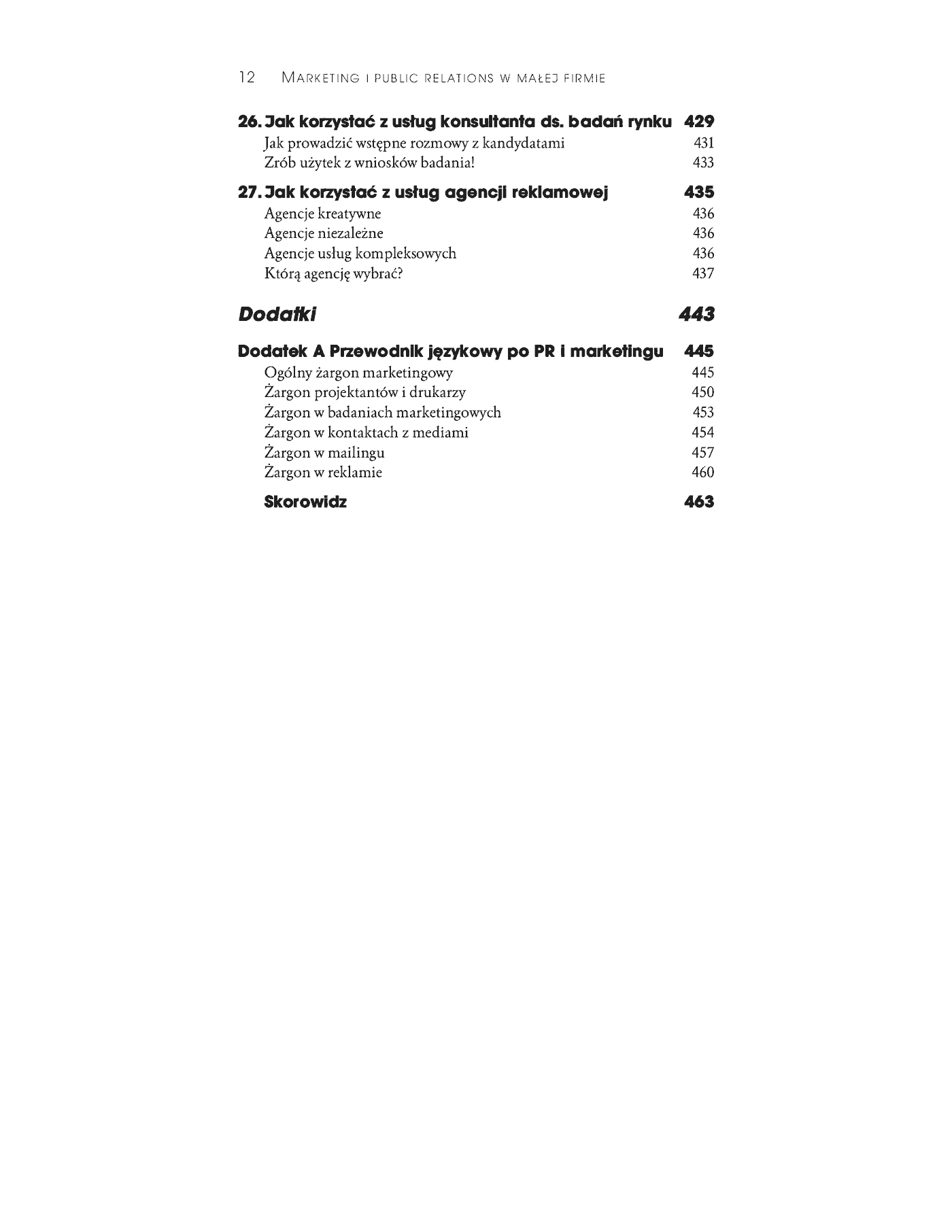 Fragment „Marketing i public relations w małej firmie” — strona 9 z 30