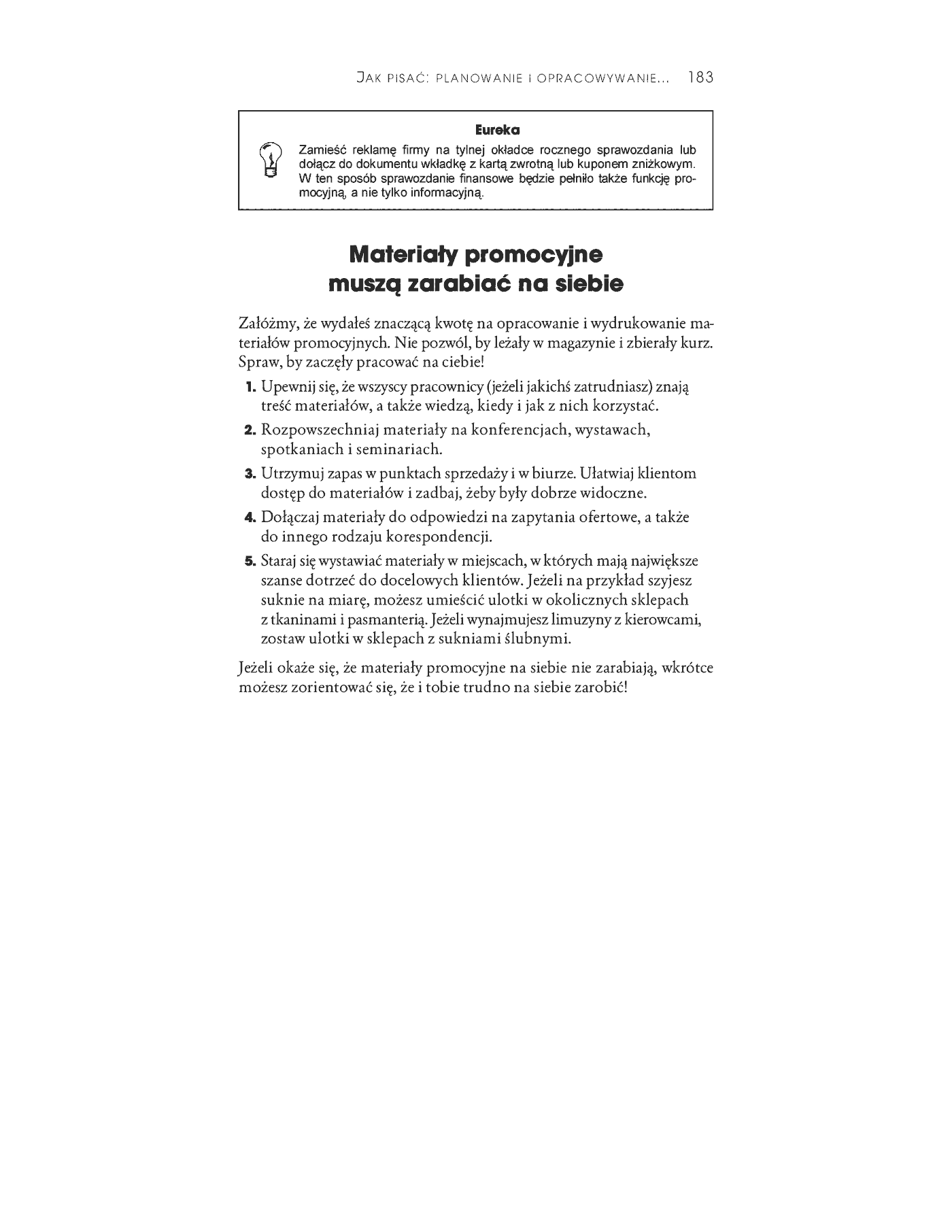 Fragment „Marketing i public relations w małej firmie” — strona 30 z 30