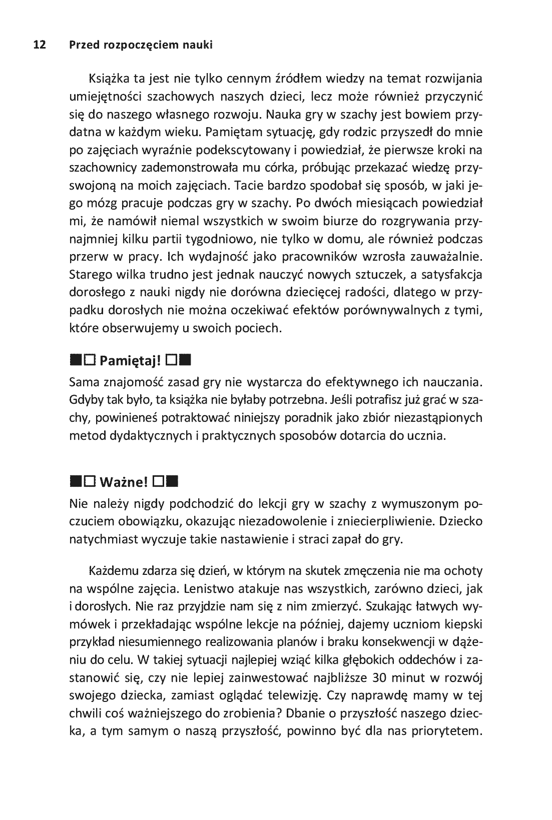 Fragment „Mały szachista. Wspólna nauka to dobra zabawa. Wydanie II rozszerzone” — strona 10 z 16