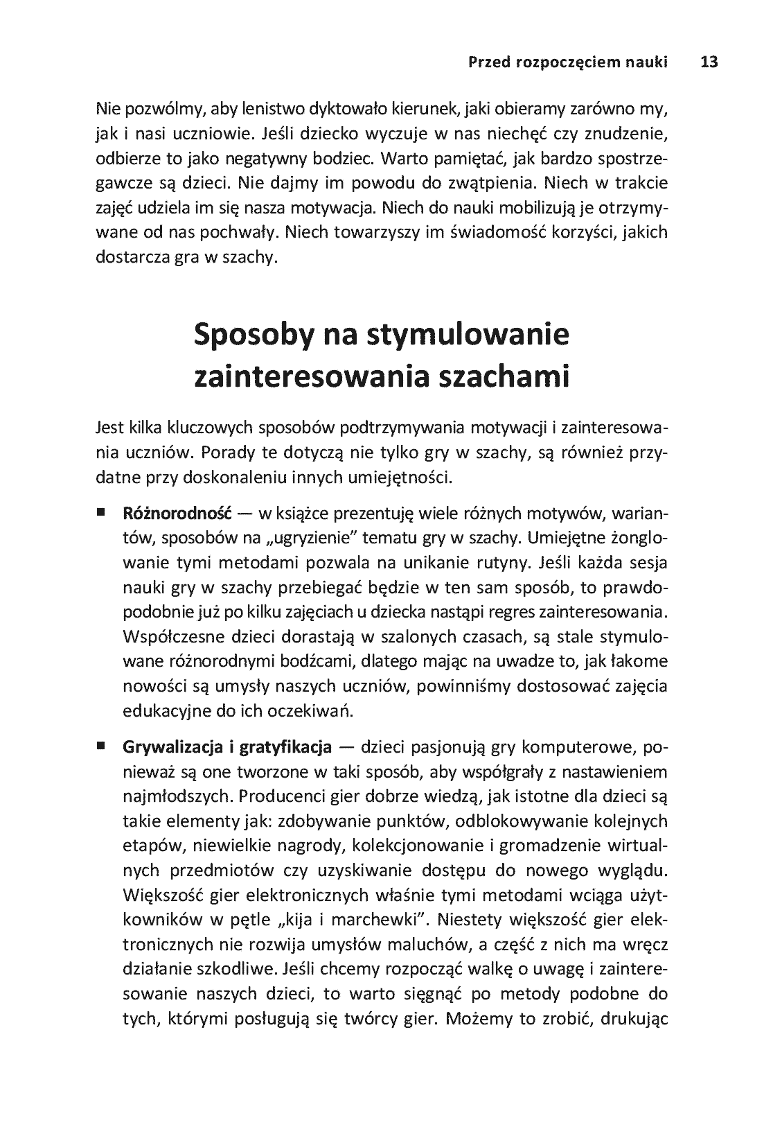 Fragment „Mały szachista. Wspólna nauka to dobra zabawa. Wydanie II rozszerzone” — strona 11 z 16