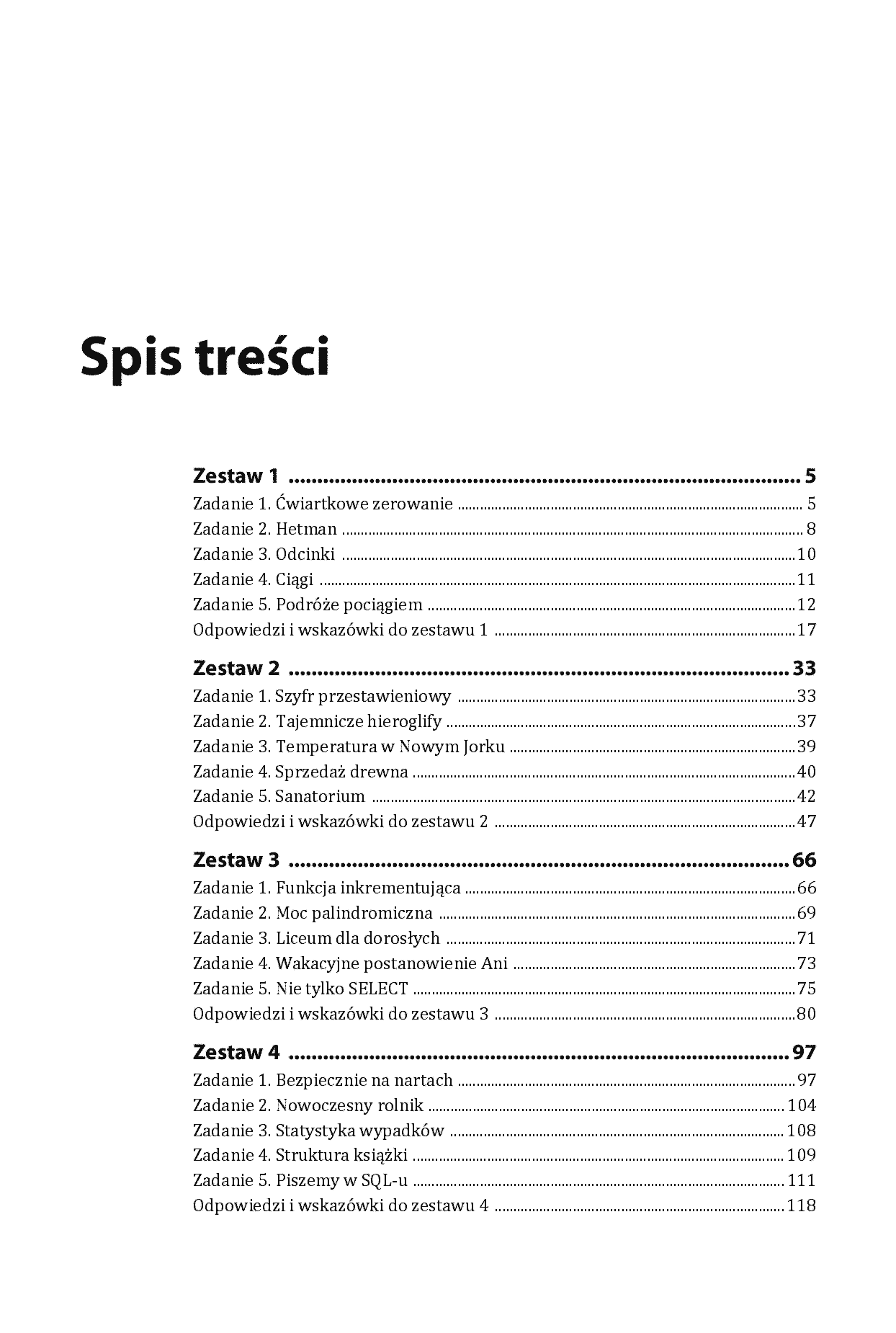 Fragment „Matura z informatyki. Zbiór zadań” — strona 3 z 12