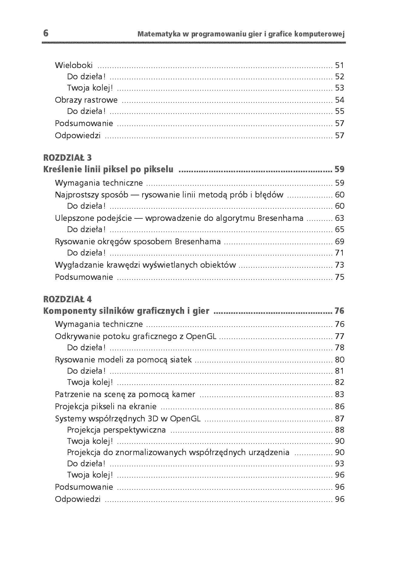 Fragment „Matematyka w programowaniu gier i grafice komputerowej. Tworzenie i renderowanie wirtualnych środowisk 3D oraz praca z nimi” — strona 4 z 30