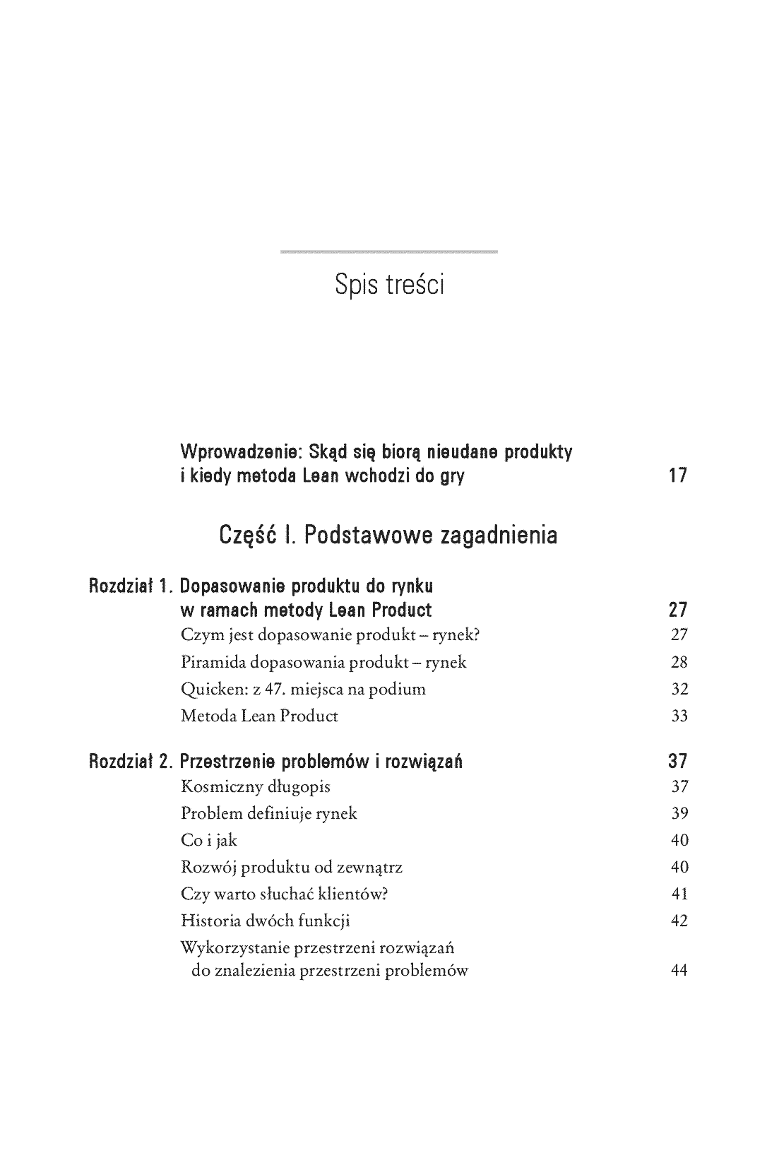 Fragment „Metoda Lean Product. Jak być innowacyjnym dzięki wykorzystaniu minimalnej koniecznej funkcjonalności i informacji zwrotnej od klientów” — strona 3 z 20