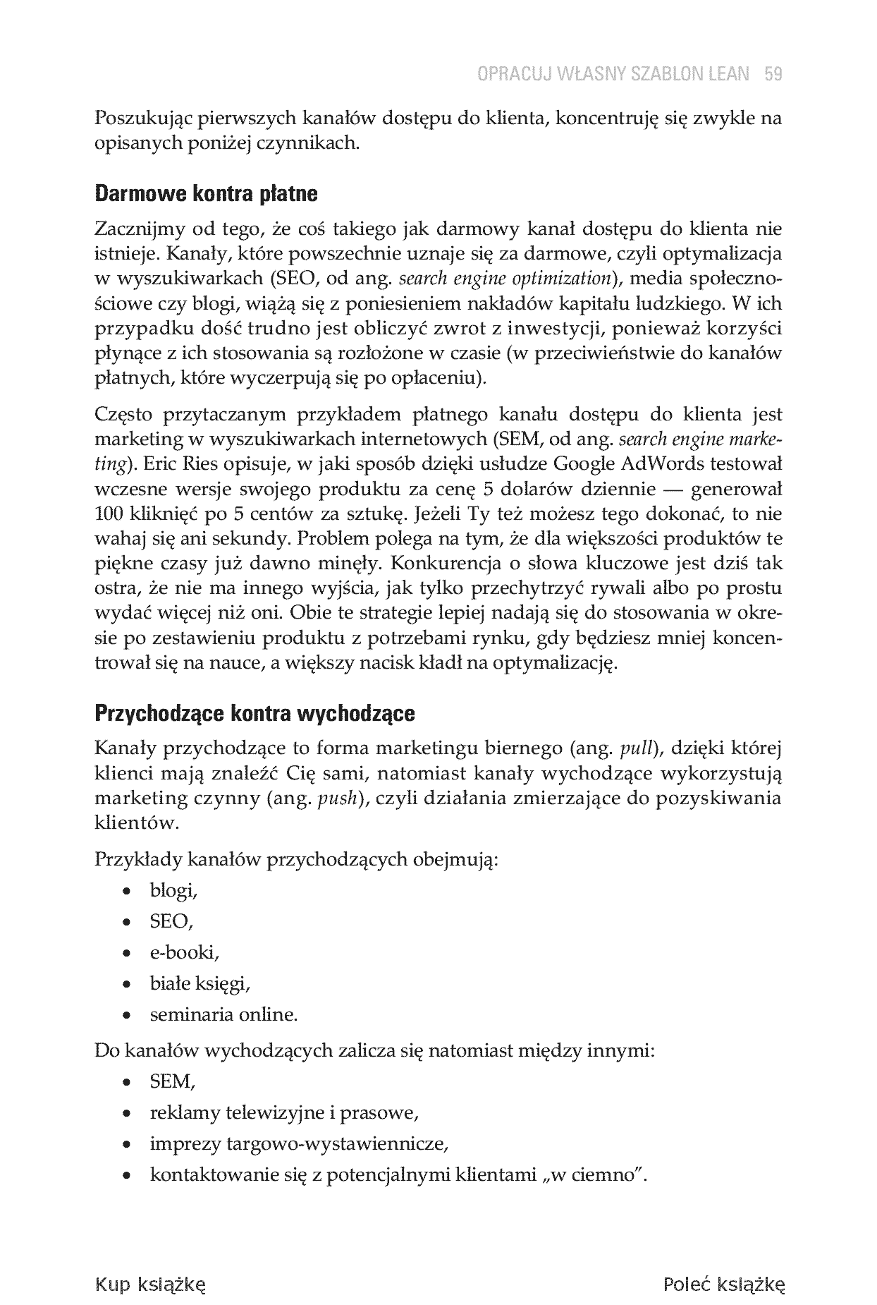Fragment „Metoda Running Lean. Iteracja od planu A do planu, który da Ci sukces. Wydanie II” — strona 17 z 30