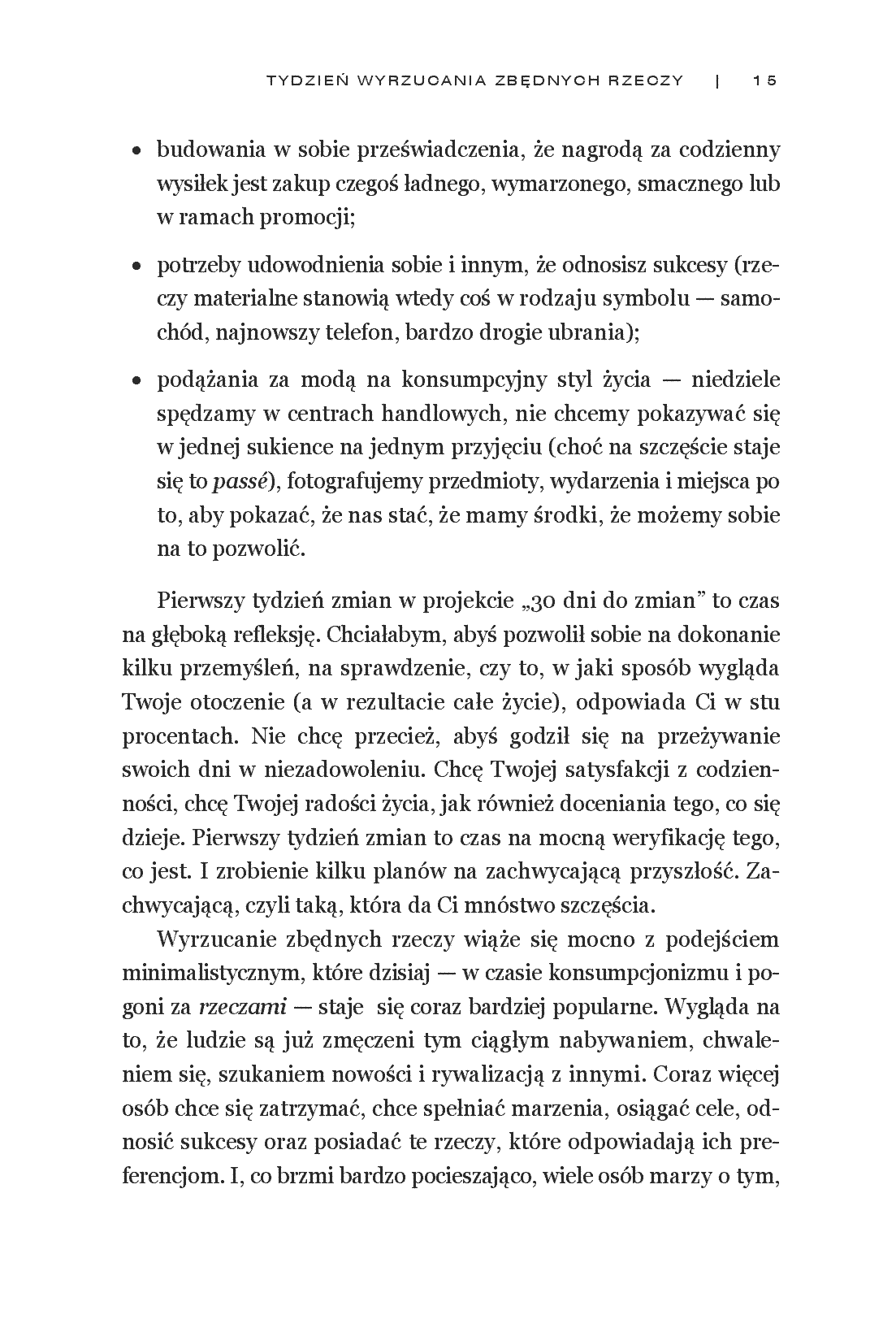 Fragment „30 Dni do Zmian. Dokonaj życiowej metamorfozy w kilka tygodni” — strona 7 z 30