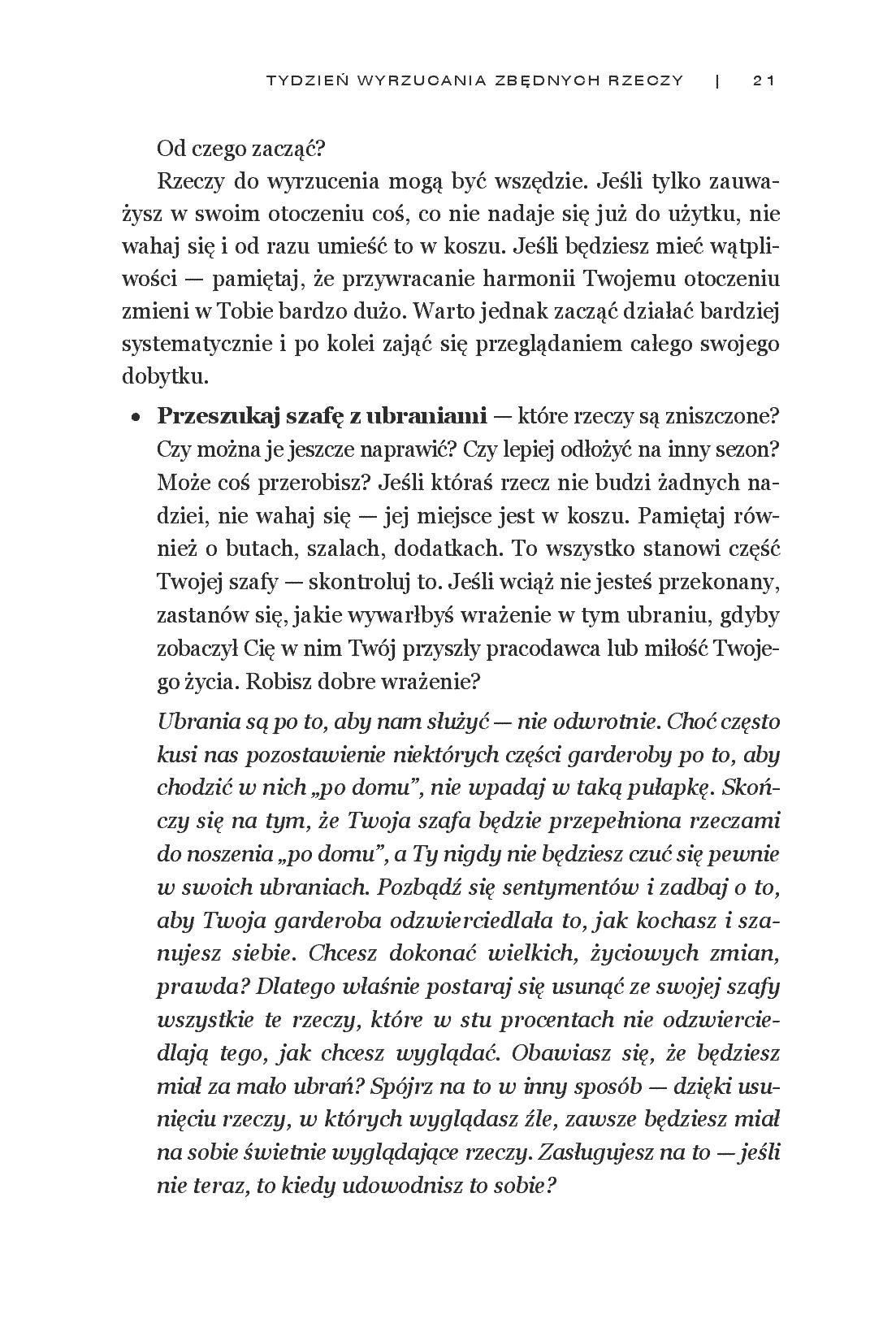 Fragment „30 Dni do Zmian. Dokonaj życiowej metamorfozy w kilka tygodni” — strona 13 z 30
