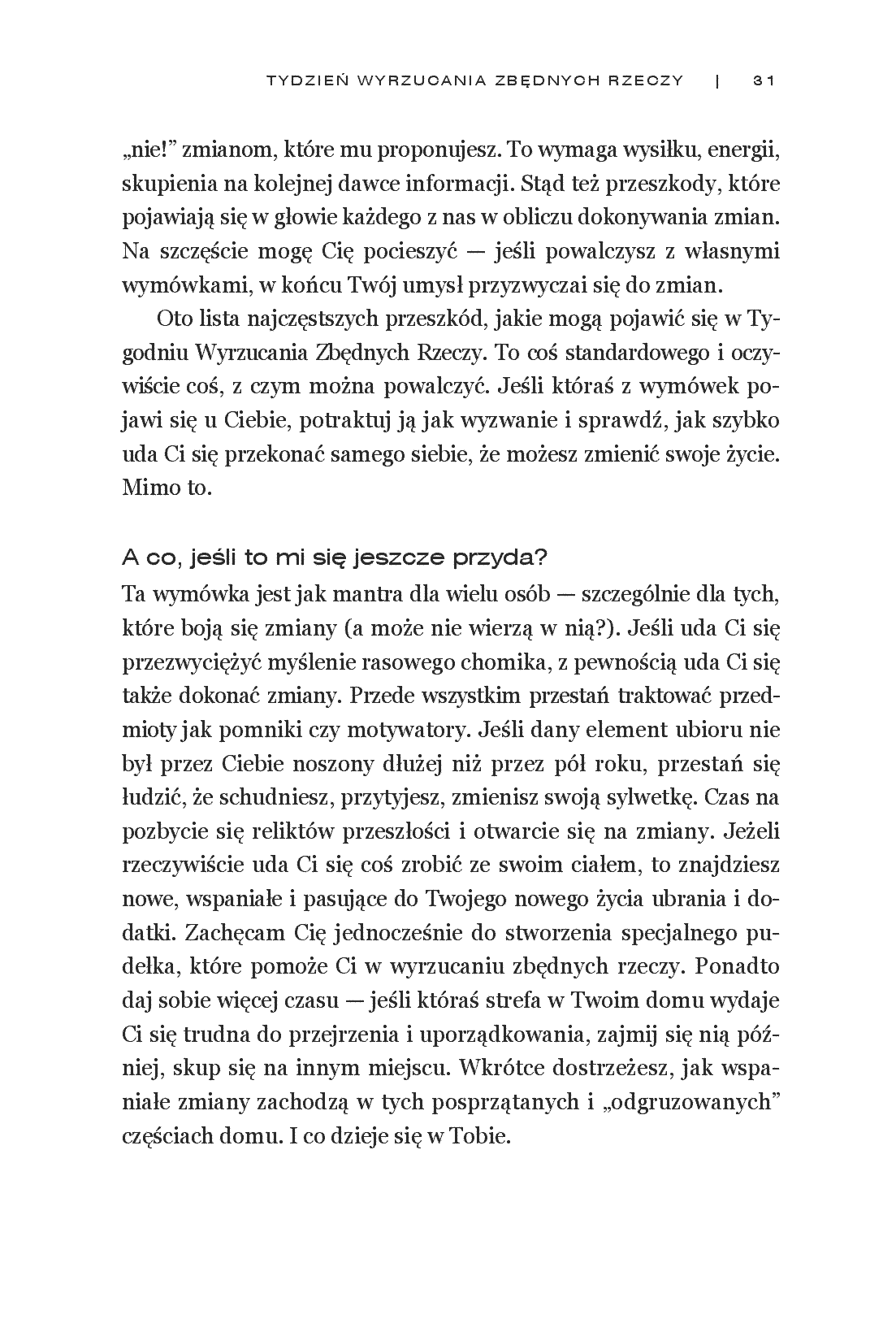 Fragment „30 Dni do Zmian. Dokonaj życiowej metamorfozy w kilka tygodni” — strona 23 z 30