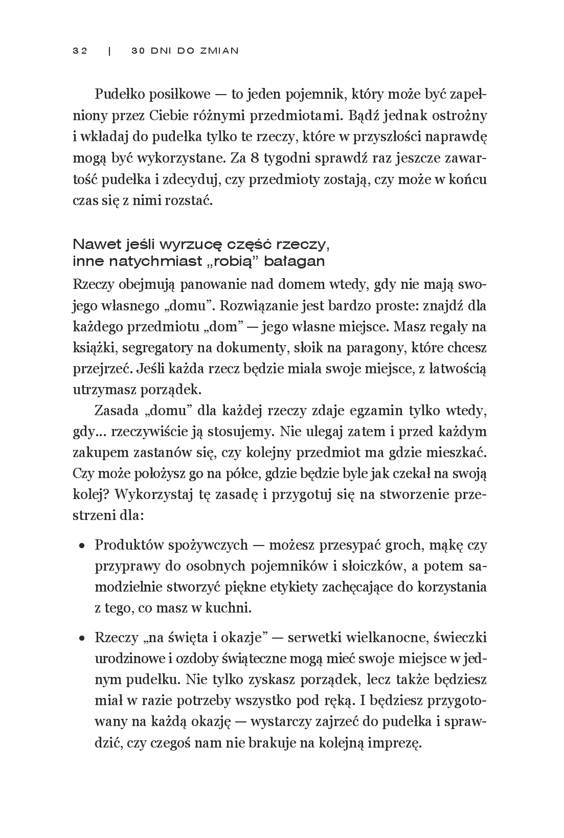 Fragment „30 Dni do Zmian. Dokonaj życiowej metamorfozy w kilka tygodni” — strona 24 z 30