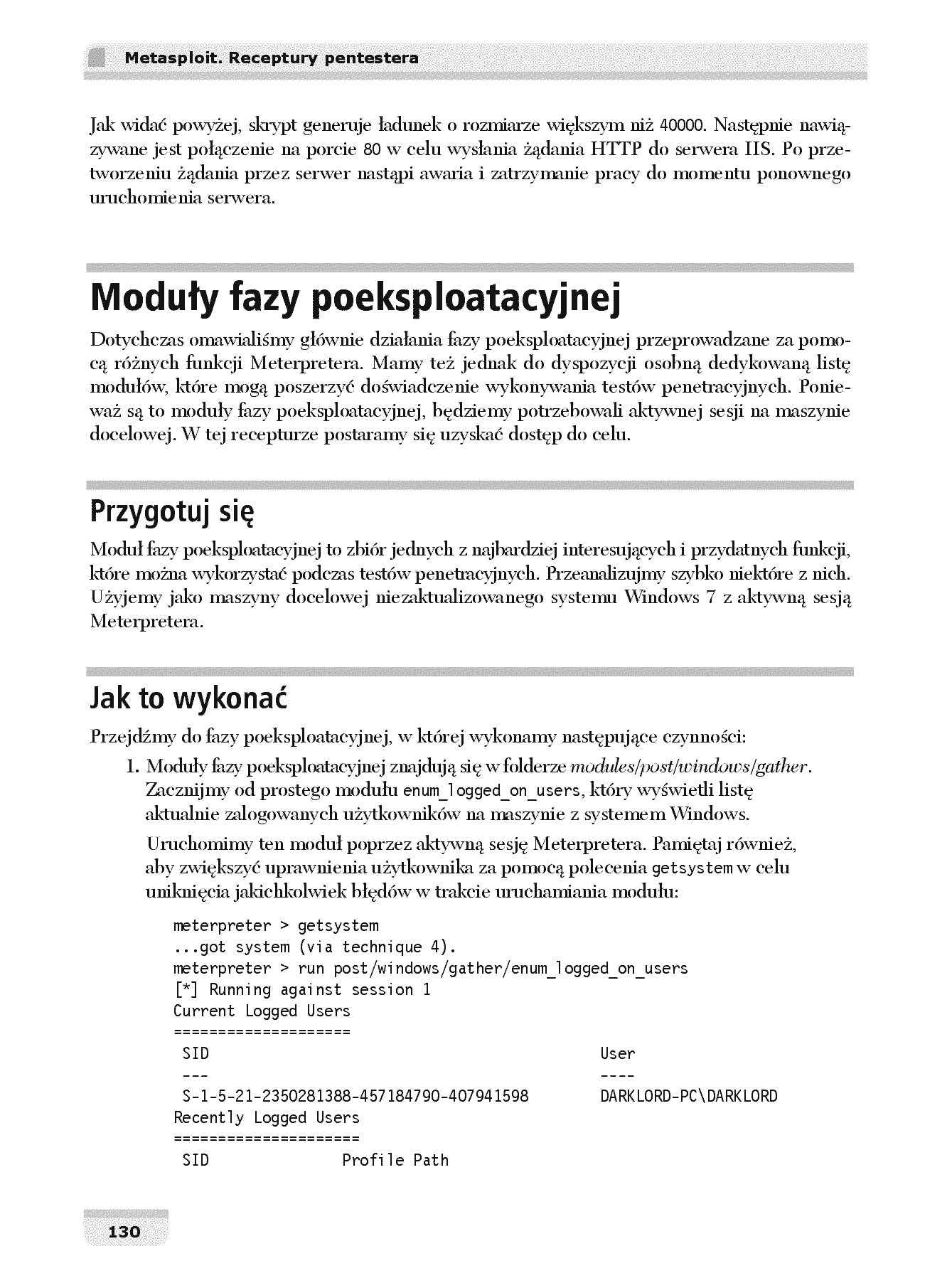 Fragment „Metasploit. Receptury pentestera. Wydanie II” — strona 16 z 30