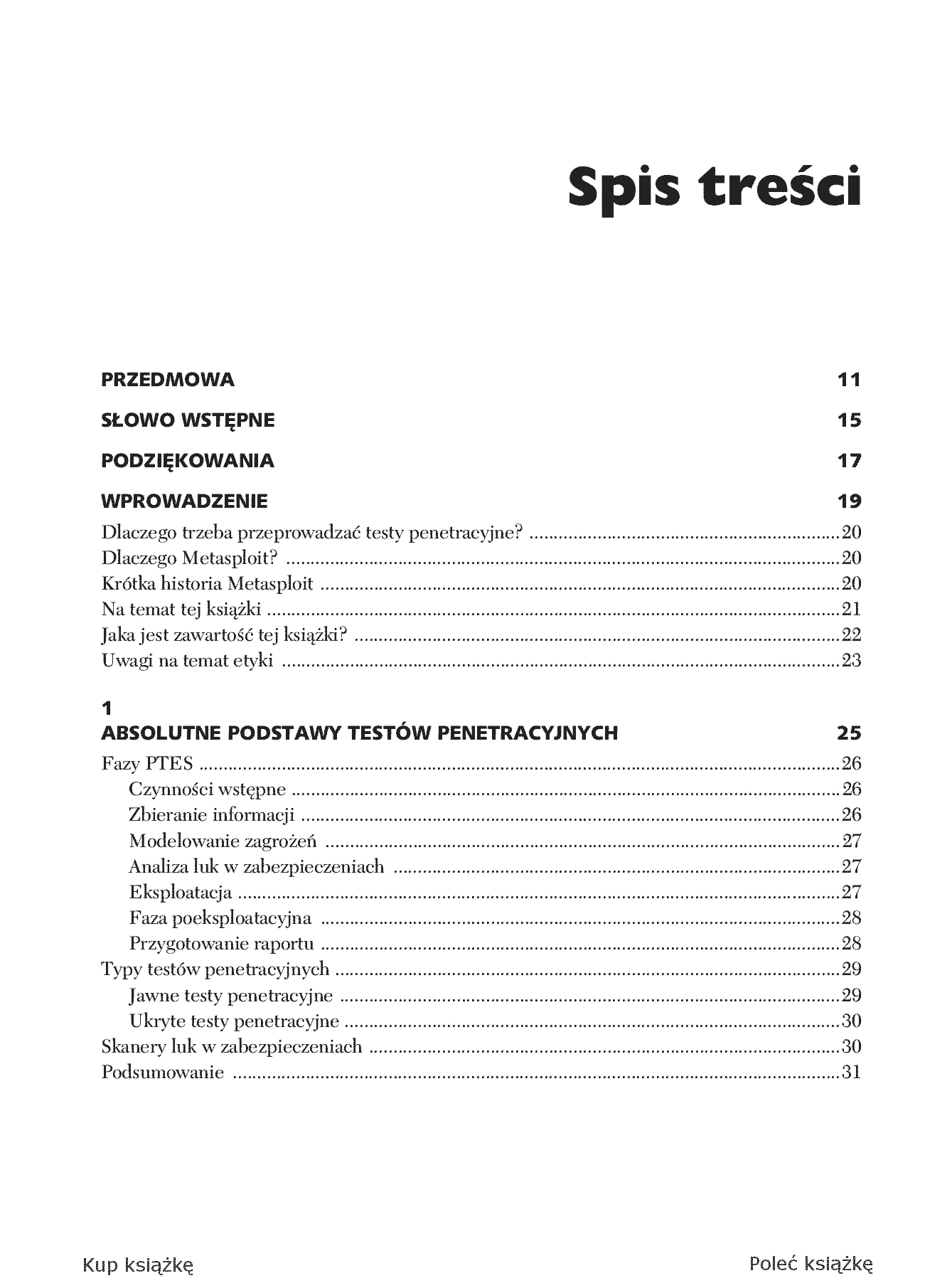 Fragment „Metasploit. Przewodnik po testach penetracyjnych” — strona 3 z 30