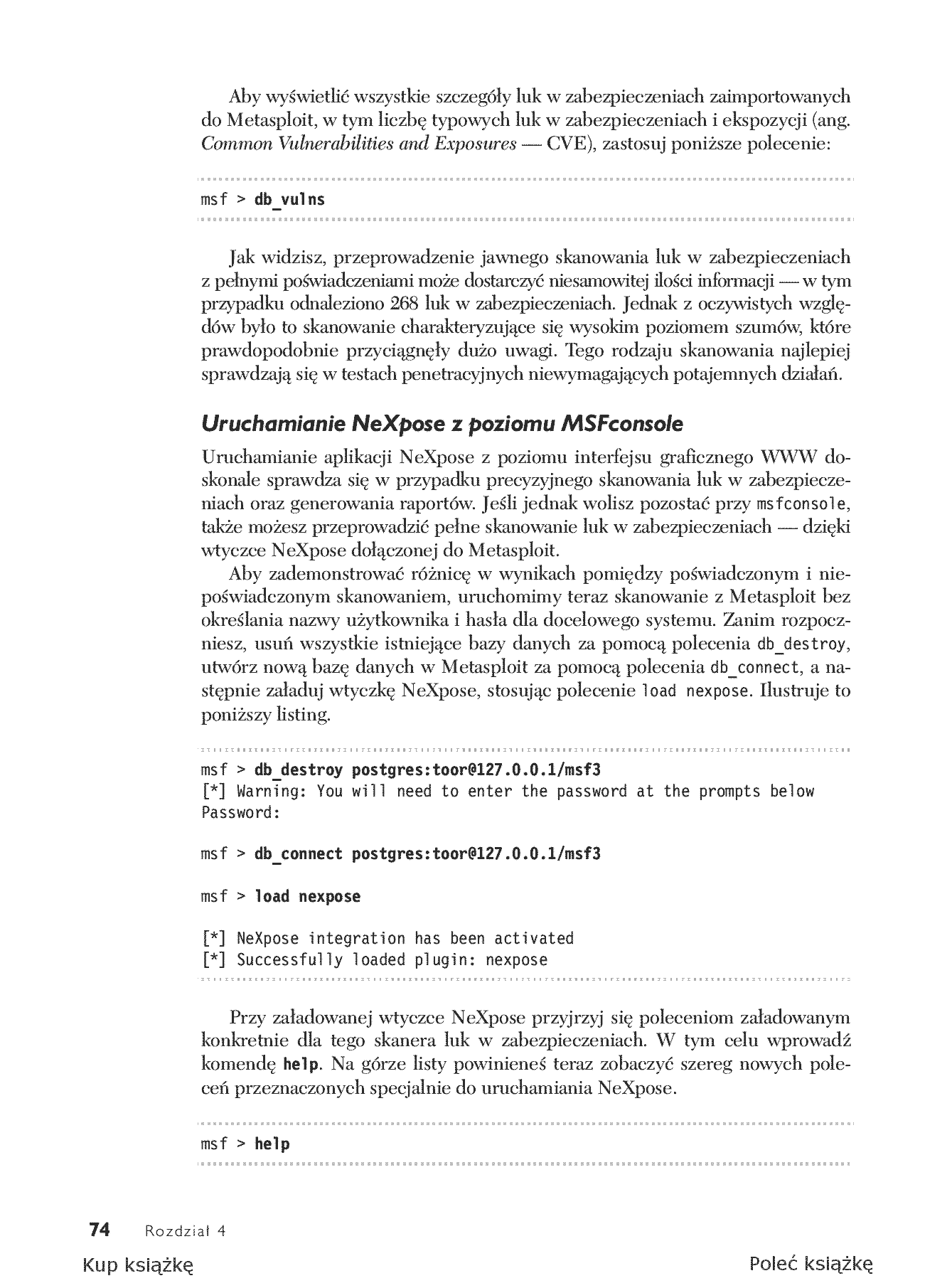 Fragment „Metasploit. Przewodnik po testach penetracyjnych” — strona 20 z 30