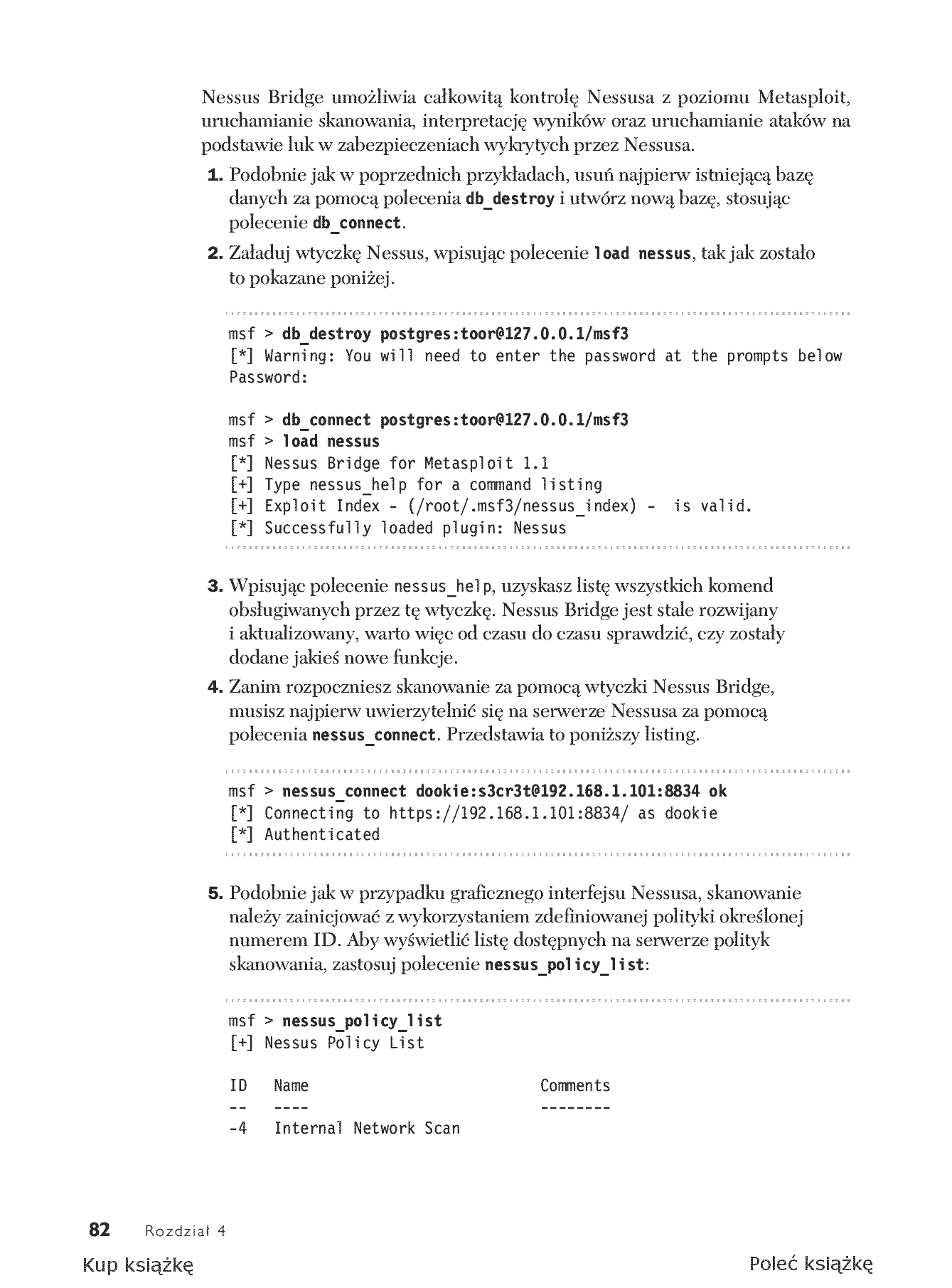 Fragment „Metasploit. Przewodnik po testach penetracyjnych” — strona 28 z 30
