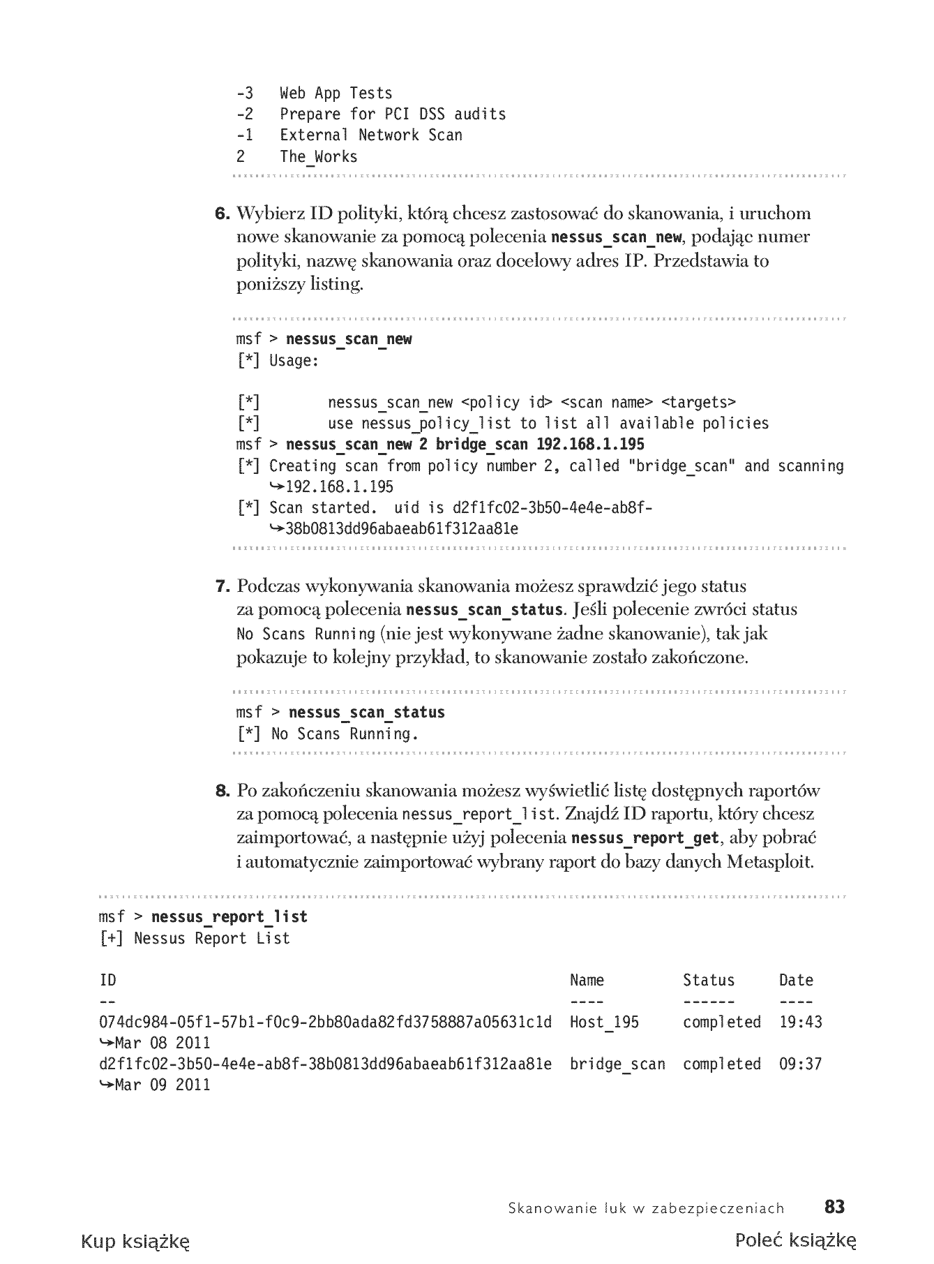 Fragment „Metasploit. Przewodnik po testach penetracyjnych” — strona 29 z 30