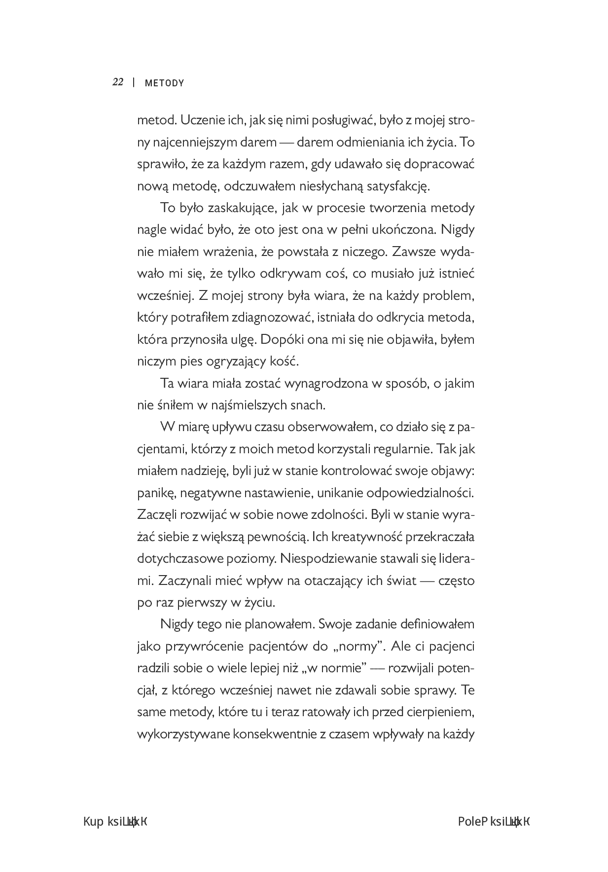 Fragment „Metody. 5 metod rozwijania odwagi, kreatywności i siły woli” — strona 18 z 30