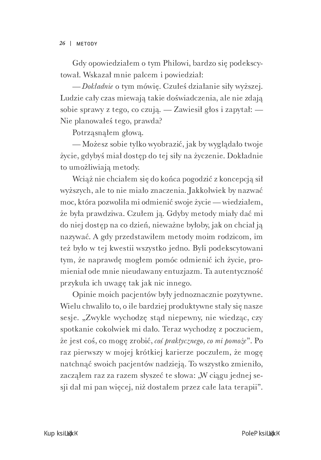 Fragment „Metody. 5 metod rozwijania odwagi, kreatywności i siły woli” — strona 22 z 30