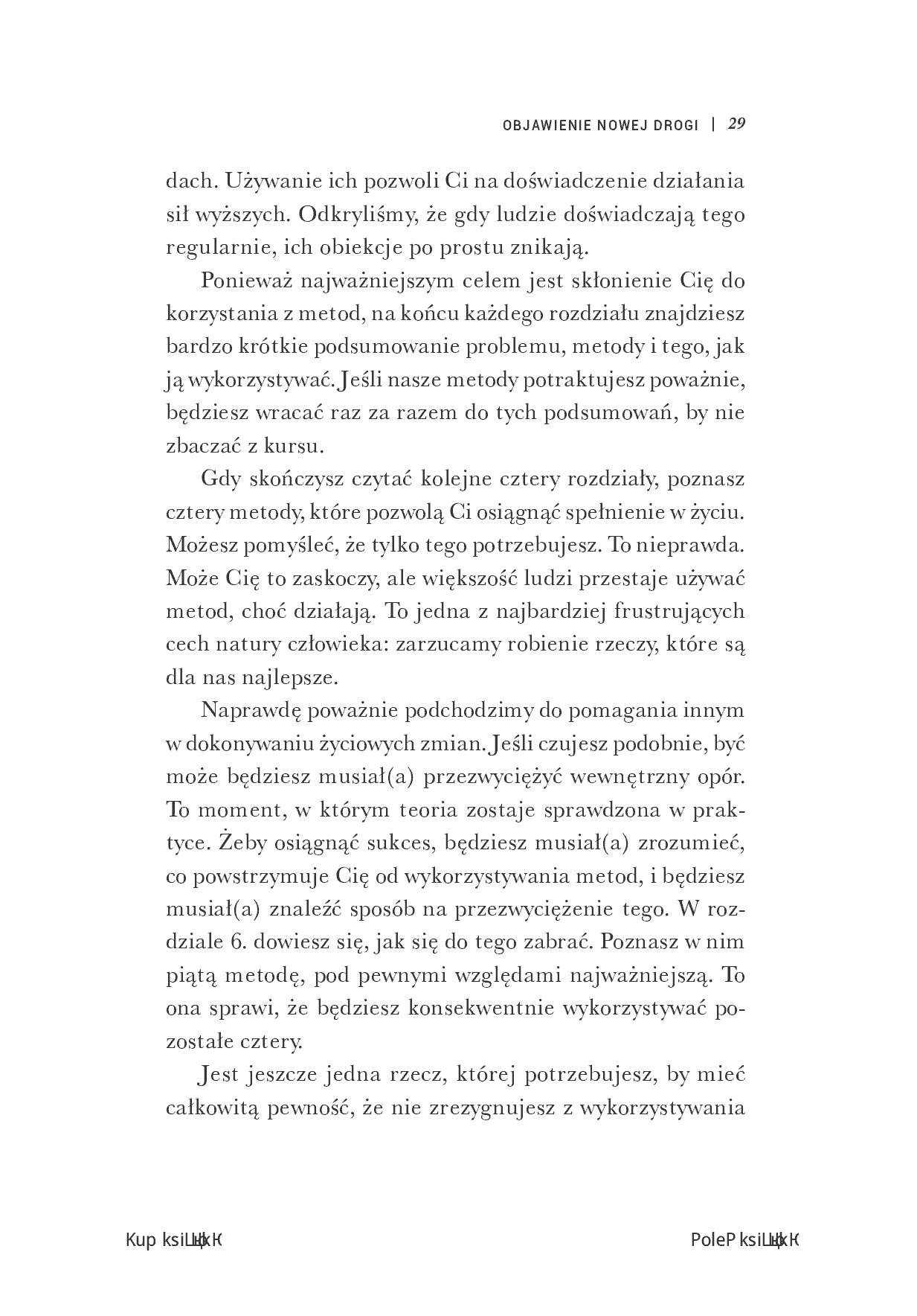 Fragment „Metody. 5 metod rozwijania odwagi, kreatywności i siły woli” — strona 25 z 30