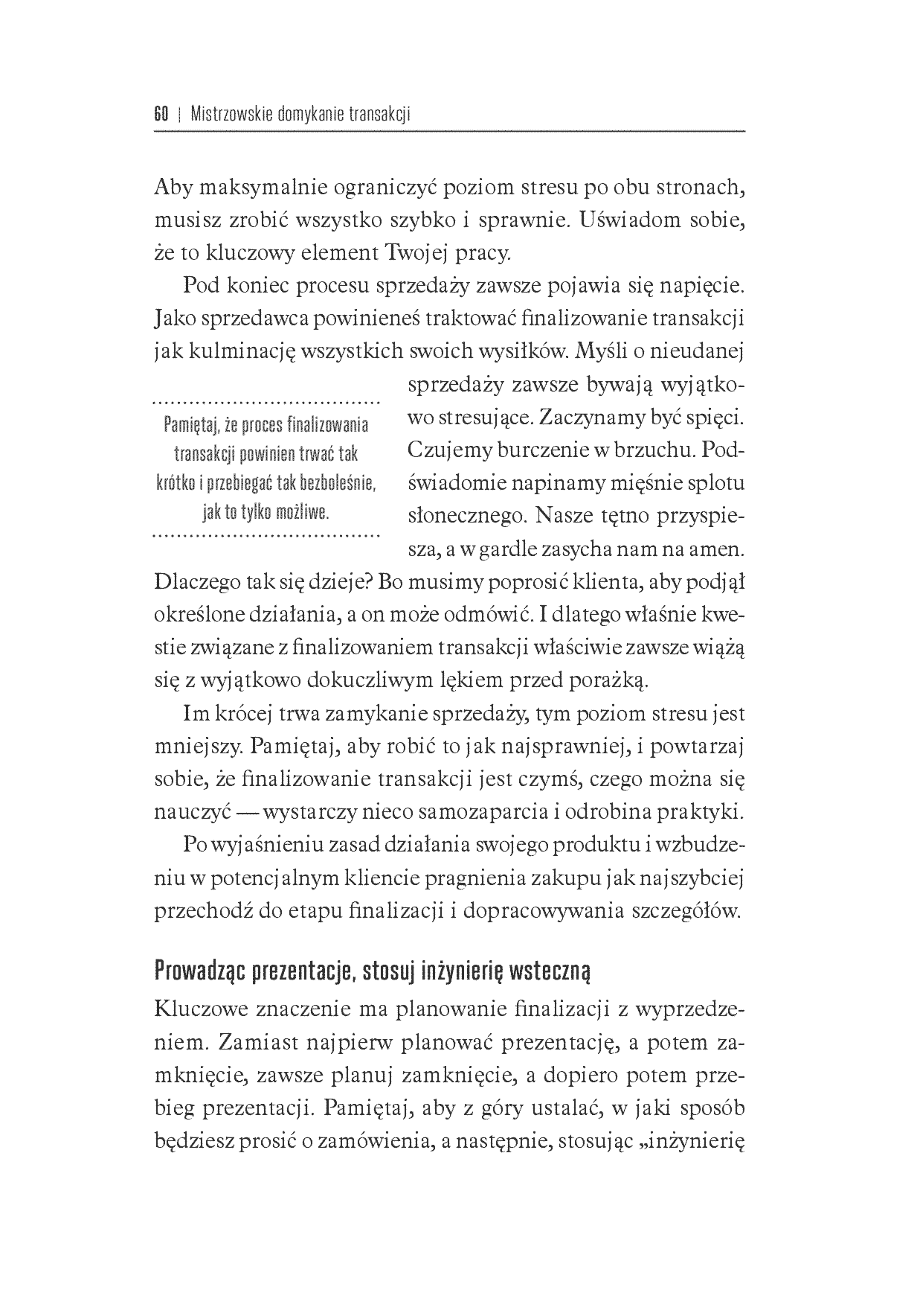 Fragment „Mistrzowskie domykanie transakcji. Klucz do zarabiania pieniędzy w sferze profesjonalnej sprzedaży” — strona 6 z 30