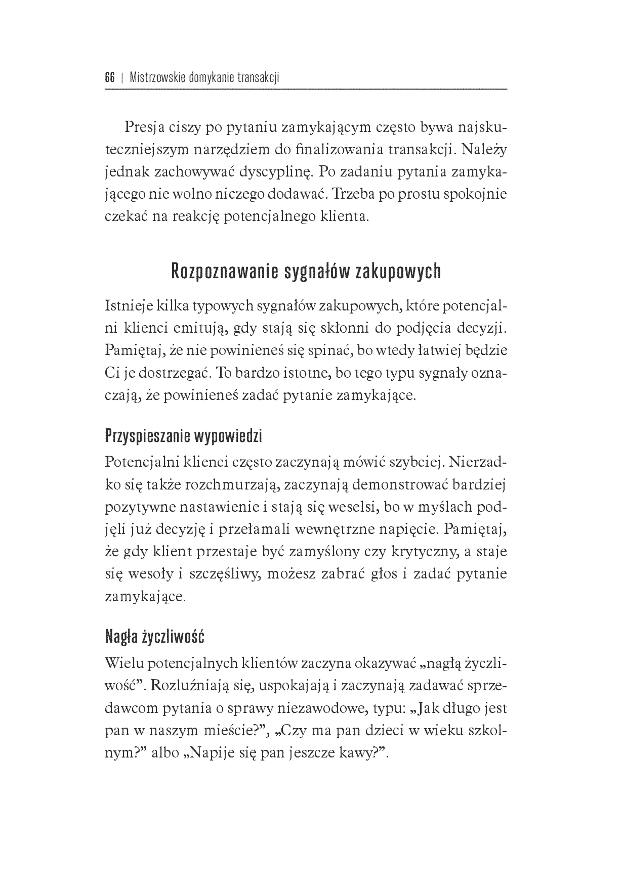 Fragment „Mistrzowskie domykanie transakcji. Klucz do zarabiania pieniędzy w sferze profesjonalnej sprzedaży” — strona 12 z 30