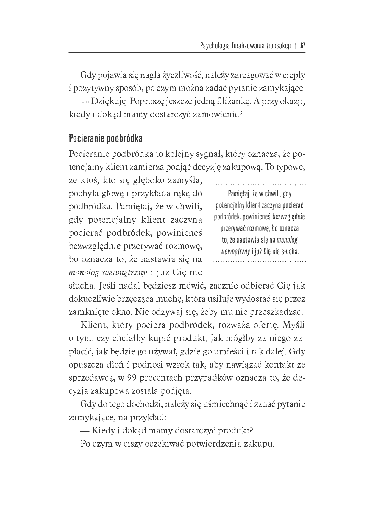 Fragment „Mistrzowskie domykanie transakcji. Klucz do zarabiania pieniędzy w sferze profesjonalnej sprzedaży” — strona 13 z 30