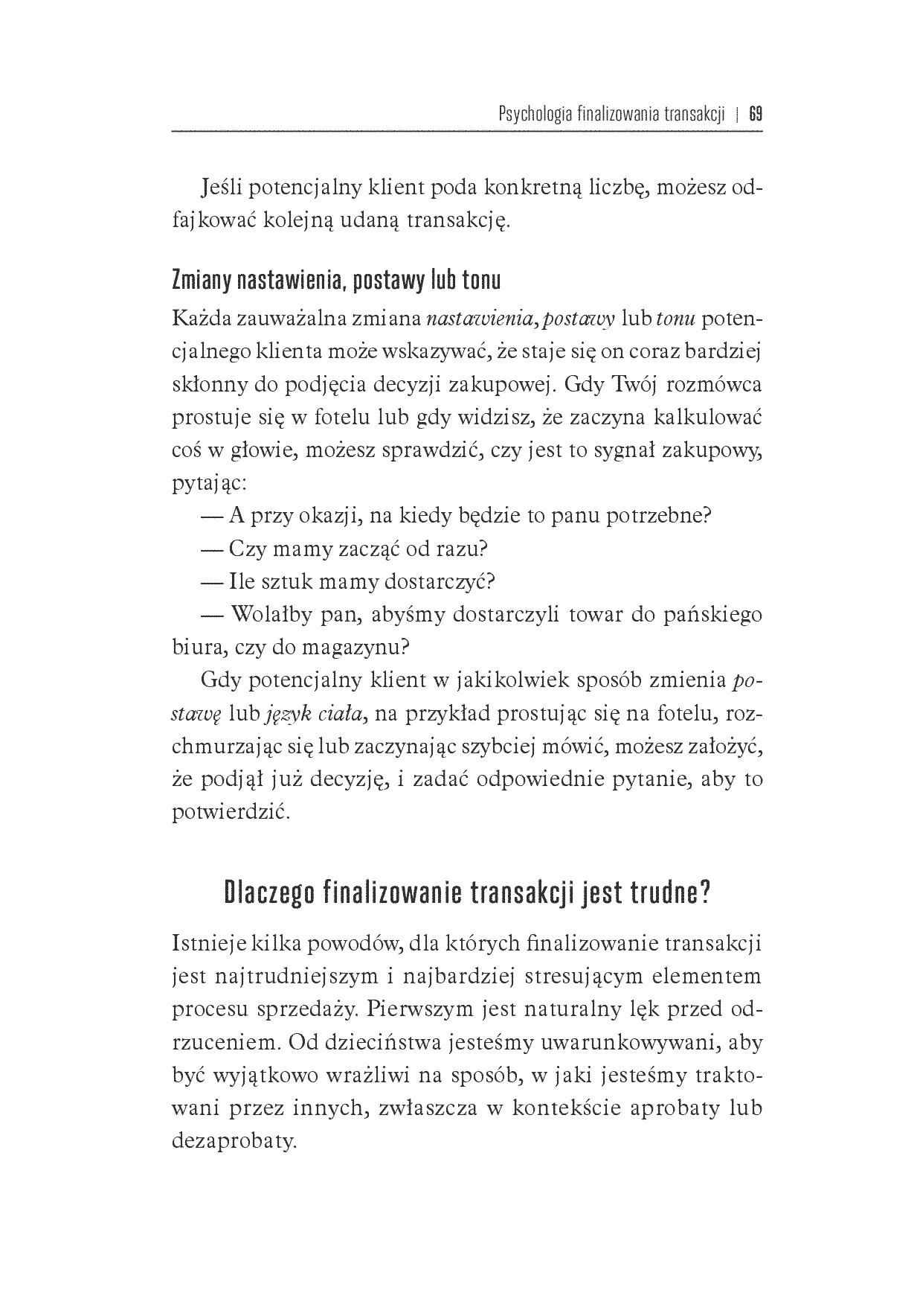Fragment „Mistrzowskie domykanie transakcji. Klucz do zarabiania pieniędzy w sferze profesjonalnej sprzedaży” — strona 15 z 30