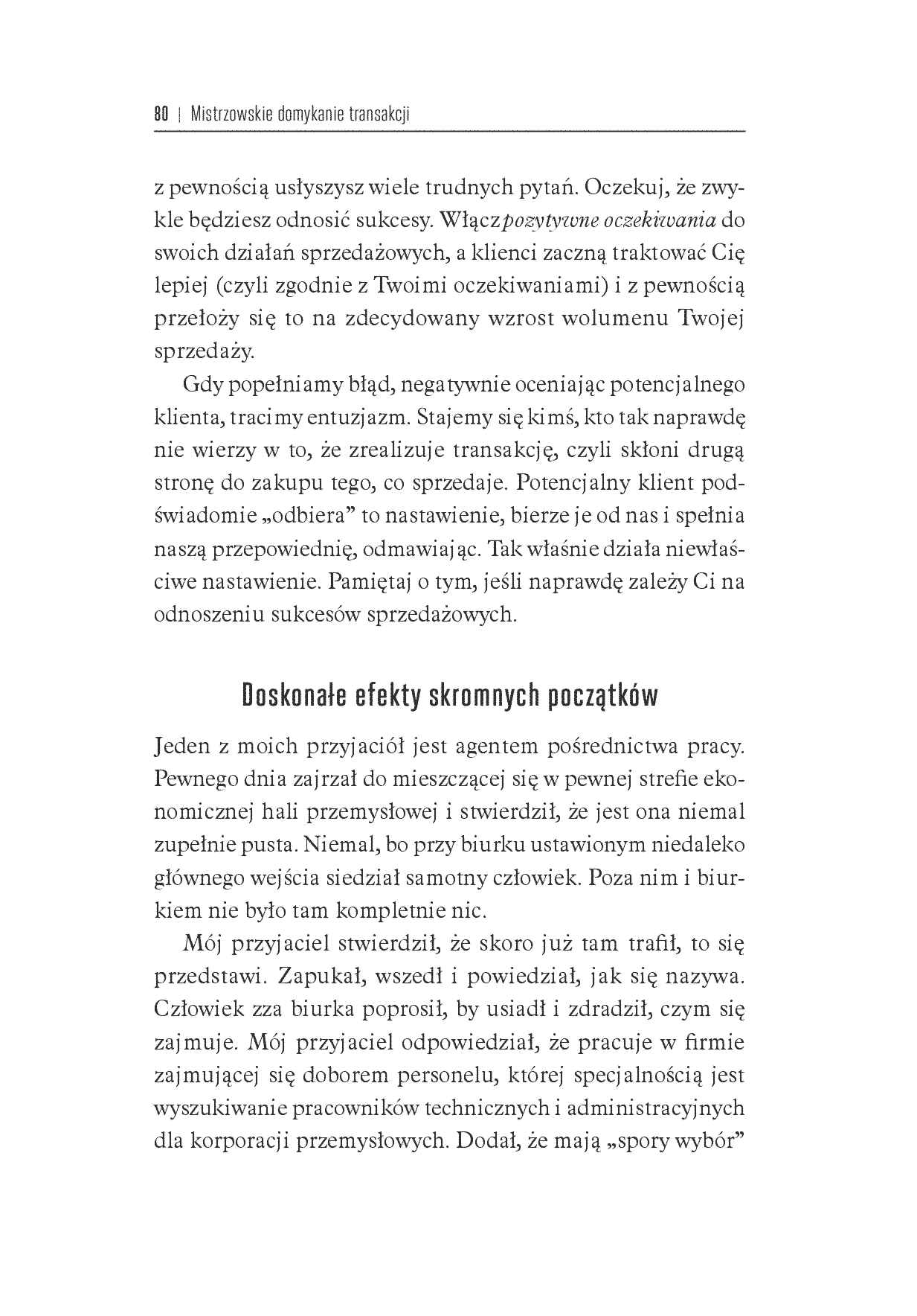 Fragment „Mistrzowskie domykanie transakcji. Klucz do zarabiania pieniędzy w sferze profesjonalnej sprzedaży” — strona 26 z 30