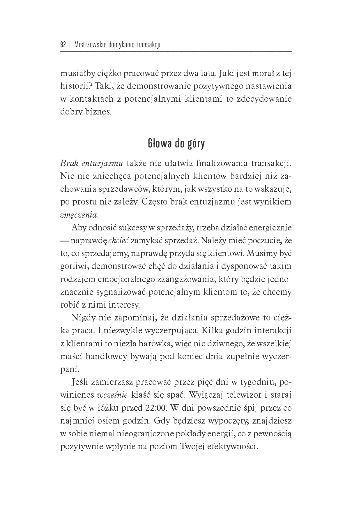 Fragment „Mistrzowskie domykanie transakcji. Klucz do zarabiania pieniędzy w sferze profesjonalnej sprzedaży” — strona 28 z 30