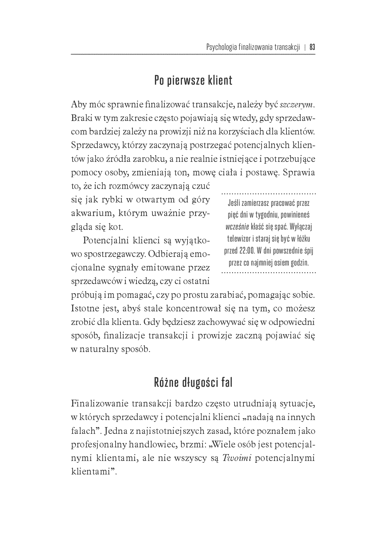 Fragment „Mistrzowskie domykanie transakcji. Klucz do zarabiania pieniędzy w sferze profesjonalnej sprzedaży” — strona 29 z 30